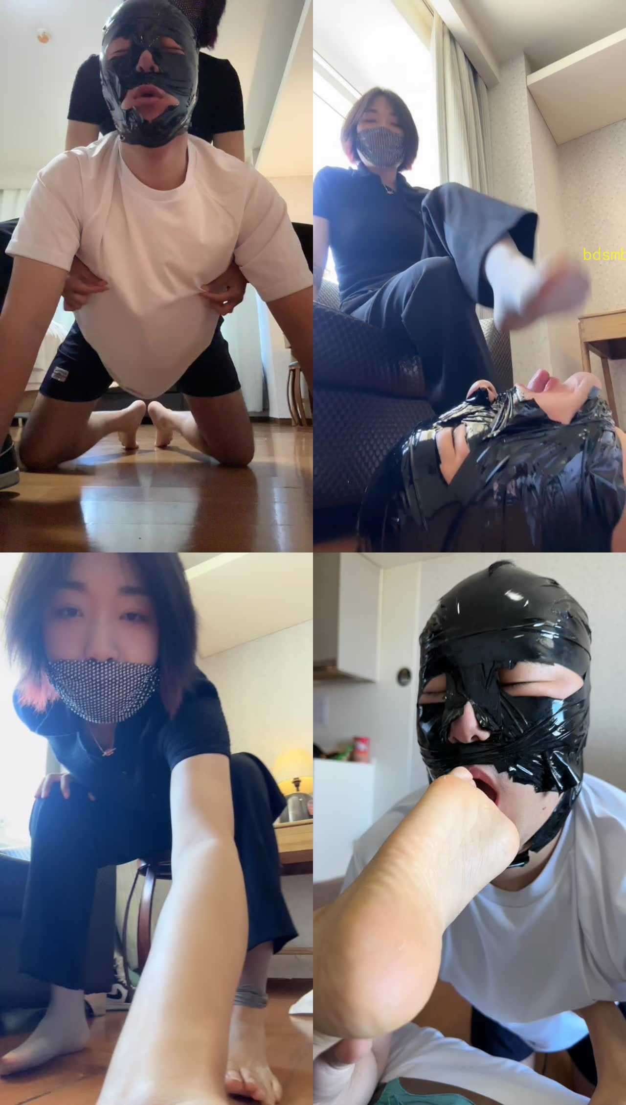 【朱砂痣S】骑马爬行转胯/掐乳鞭打/脚喂酸奶/喂漱口水