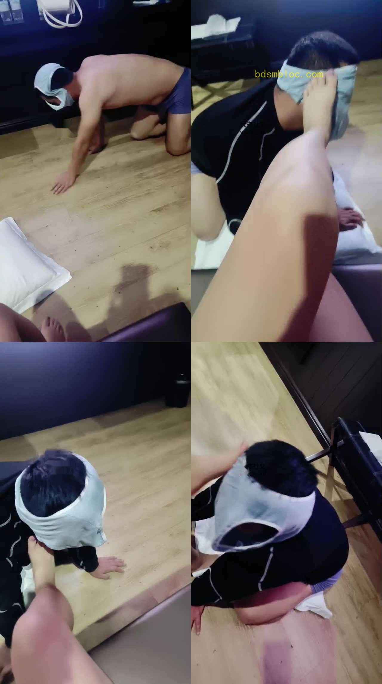 【苏苏不苏】内裤套头恋足舔