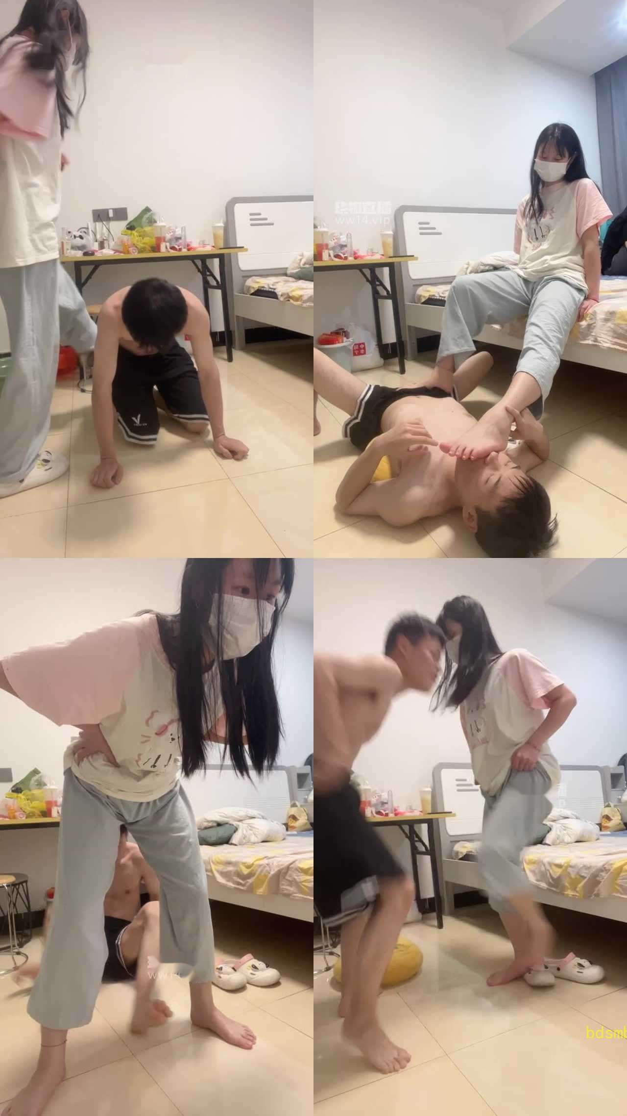 【萝莉主】00后精神小妹校园欺凌羞辱