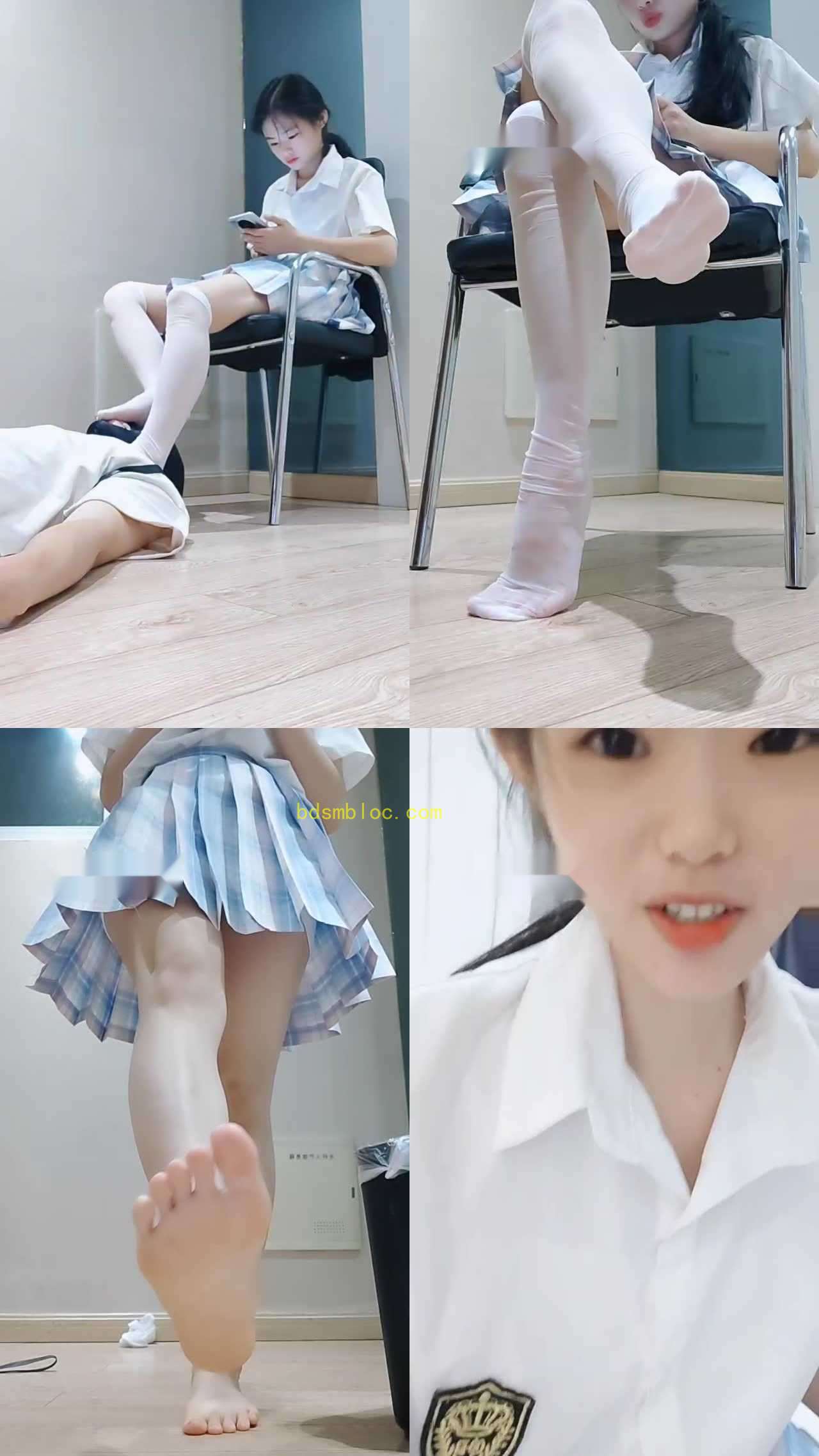 【汀兰大人】洛丽塔S白丝诱惑男友做地毯狗