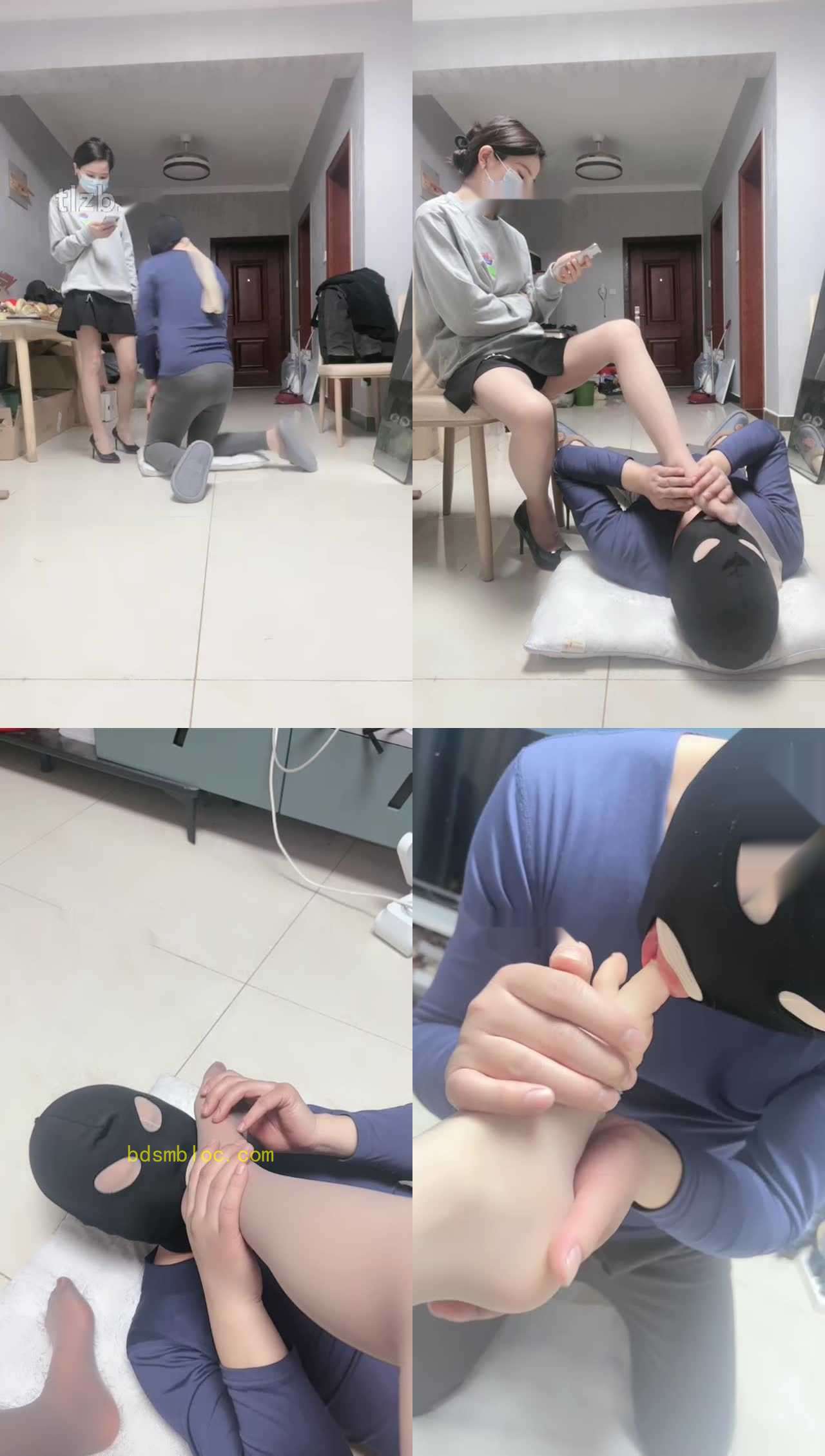 【小原妈妈】提档/高跟踩踏/肉丝脚狂舔