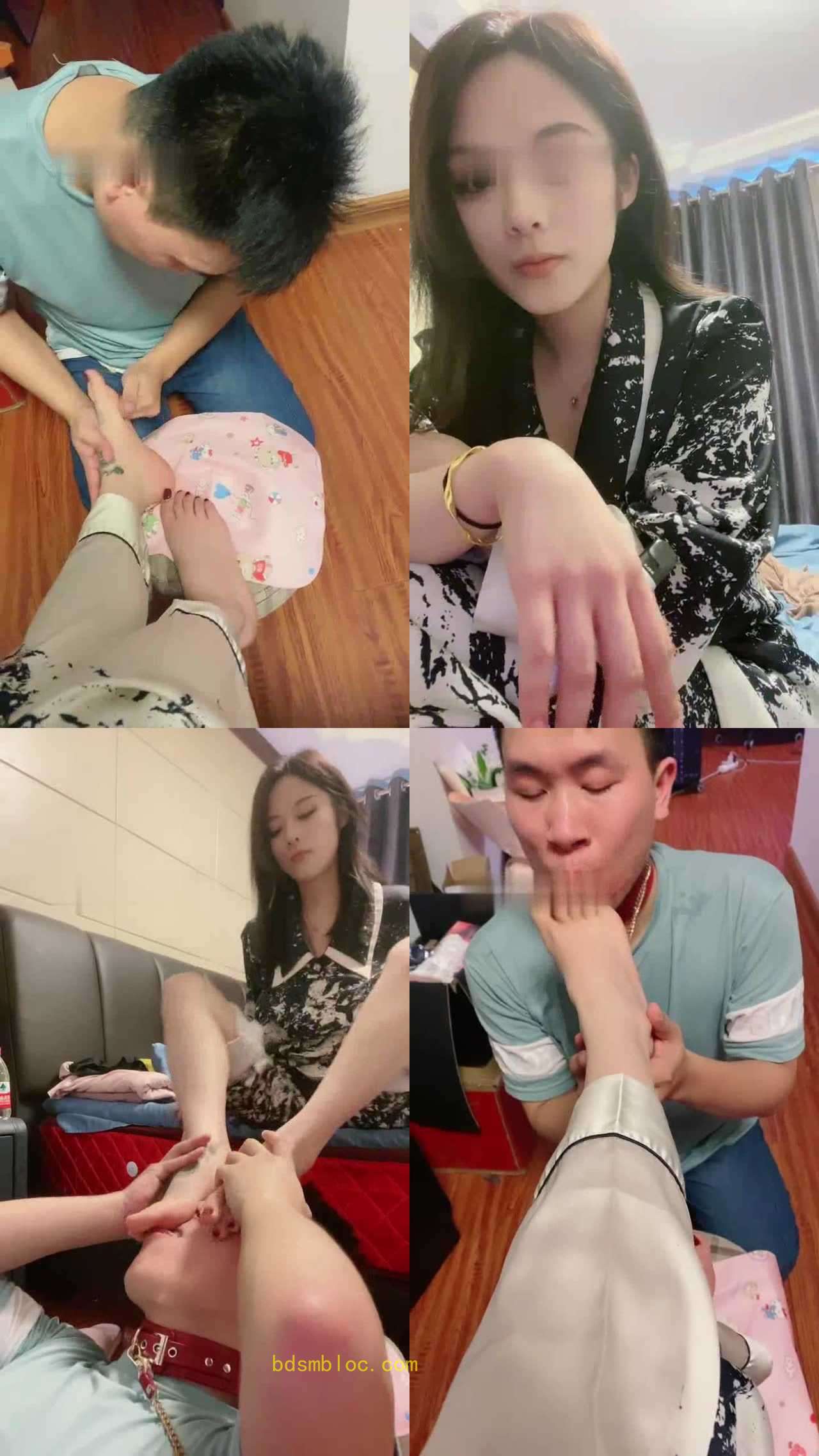 【不知名美女】家奴伺候-骑马/吸味狂舔脚/鞋底耳光【完整版】