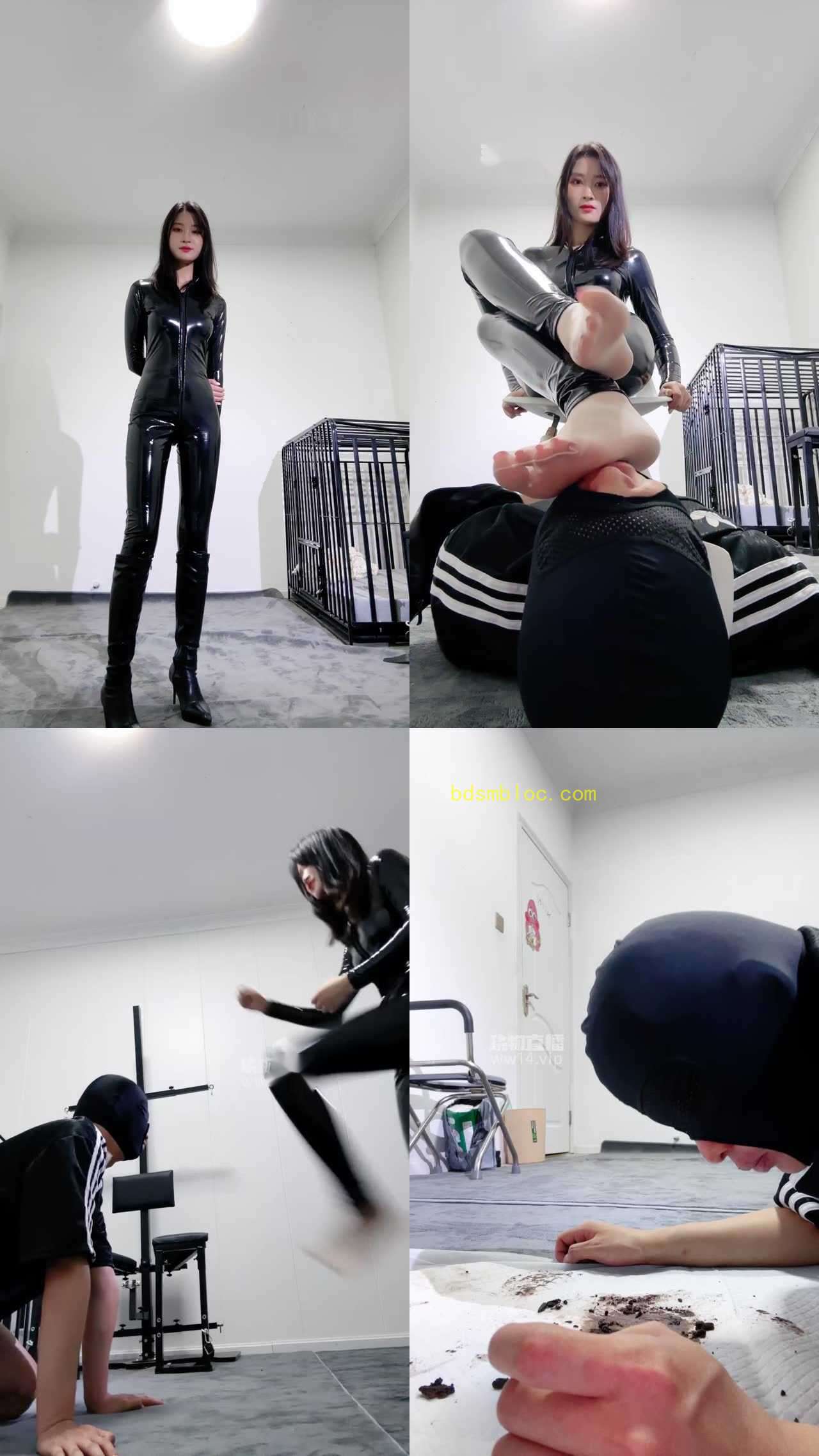 【木万s】女私教2，穿乳胶衣玩死我