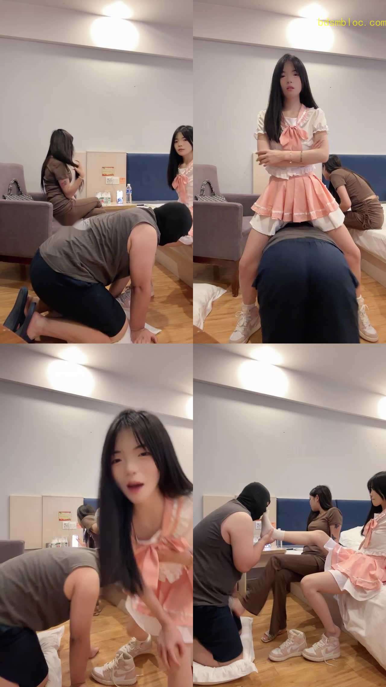 【丸子s】双主玩废小贱狗