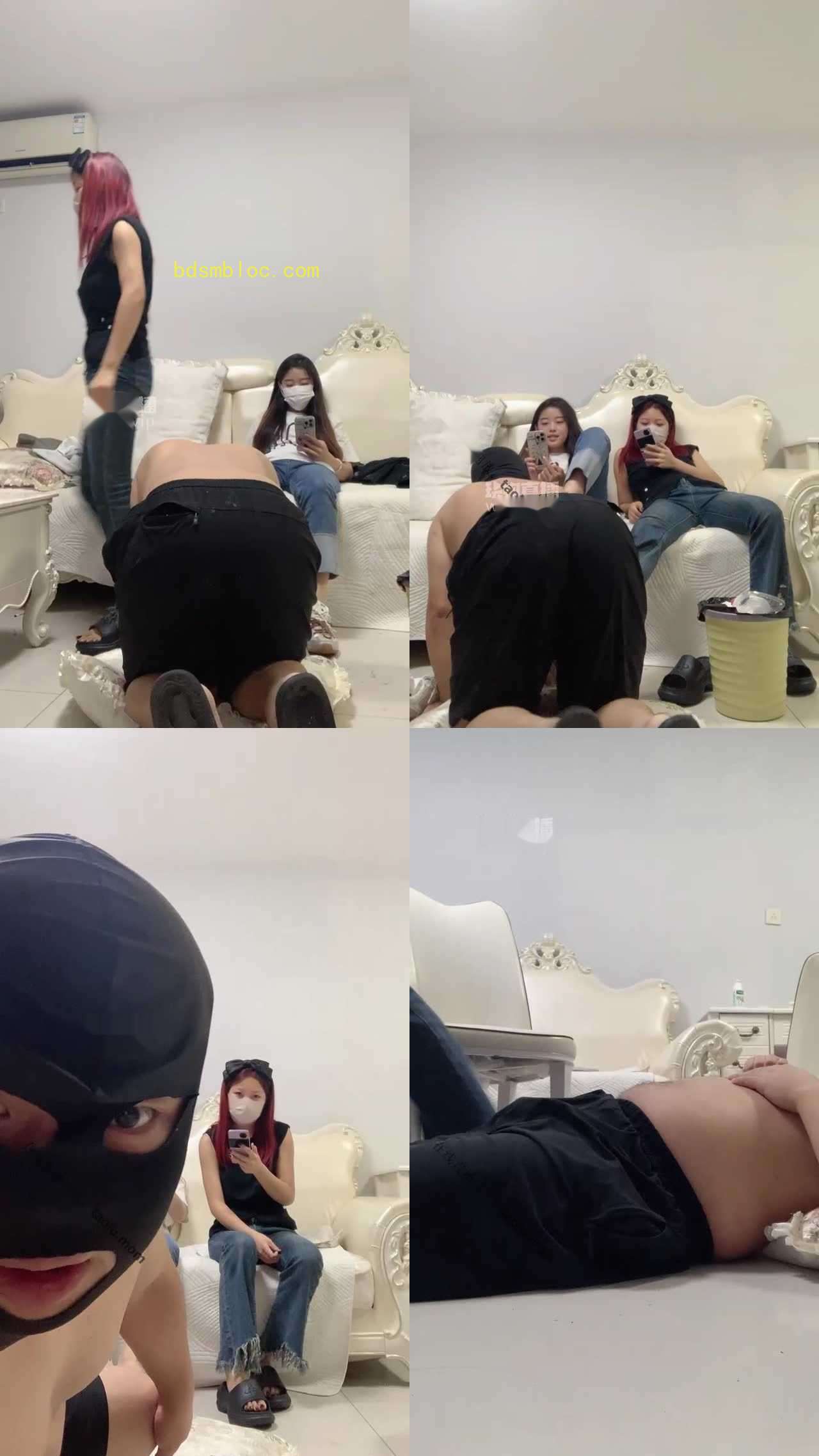 【爱吃小嘴巴】被两位妈妈虐待
