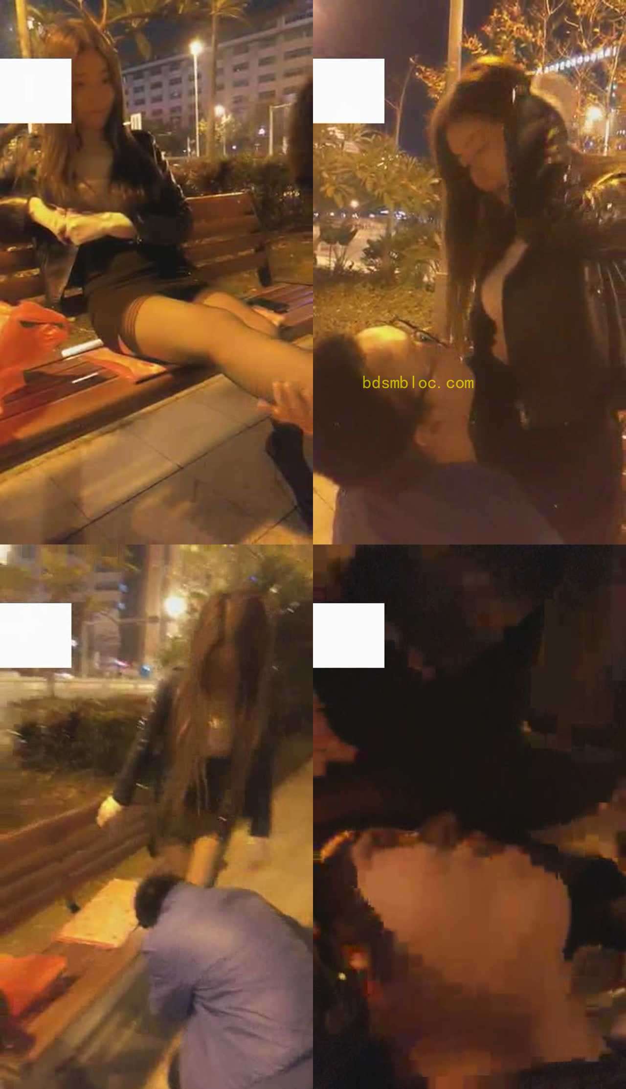 【艾丝】【VIVI】VIVI圣诞节马路边花式圣水超刺激