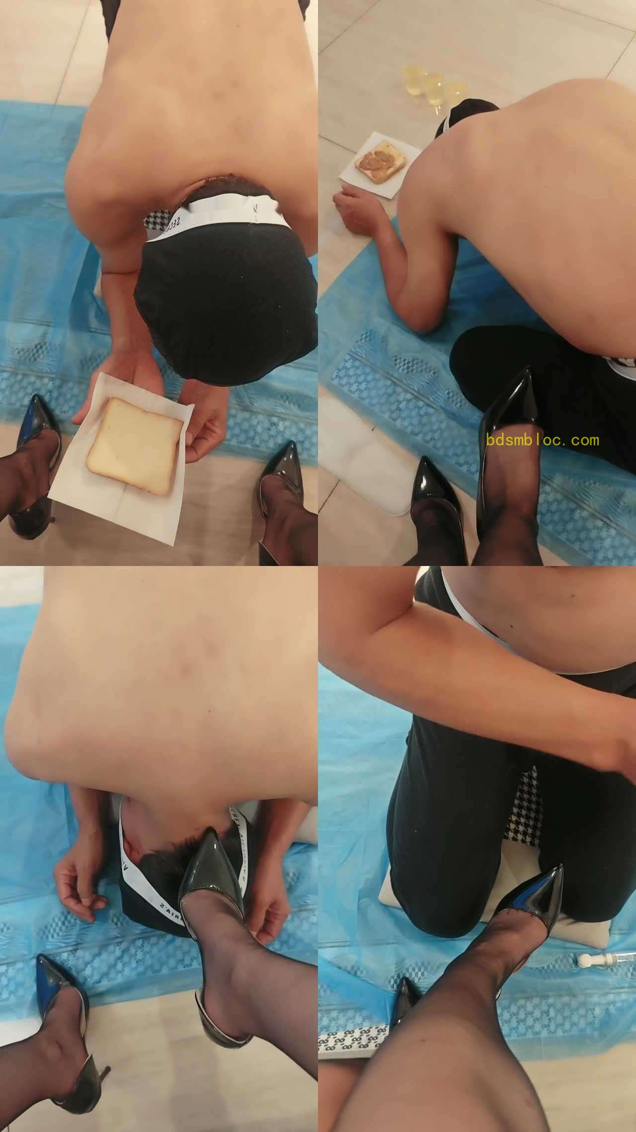 【魅影S山东】给落锁贱货做早餐