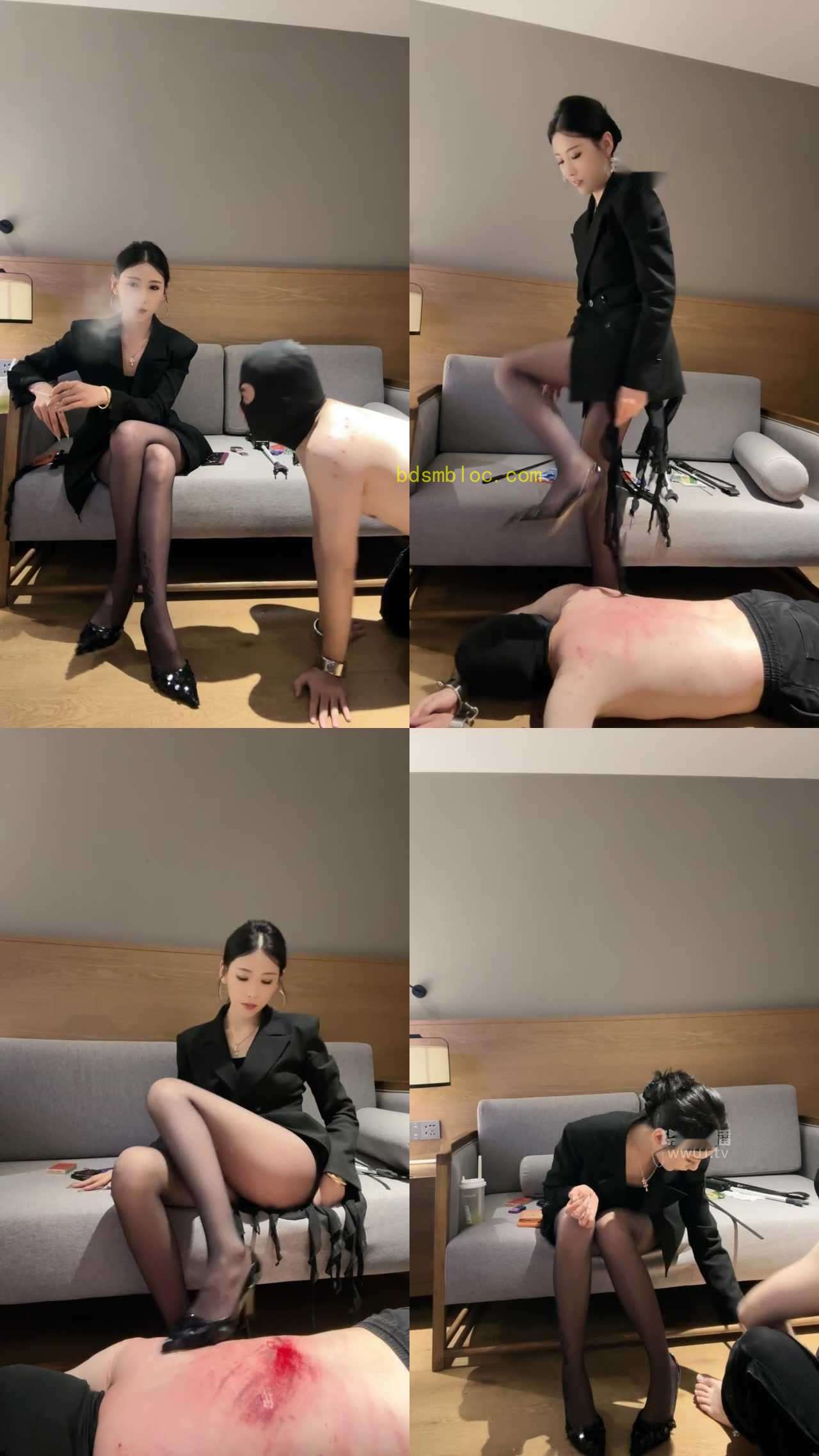 【苏御大人】踢踹踩踏踹头耳光
