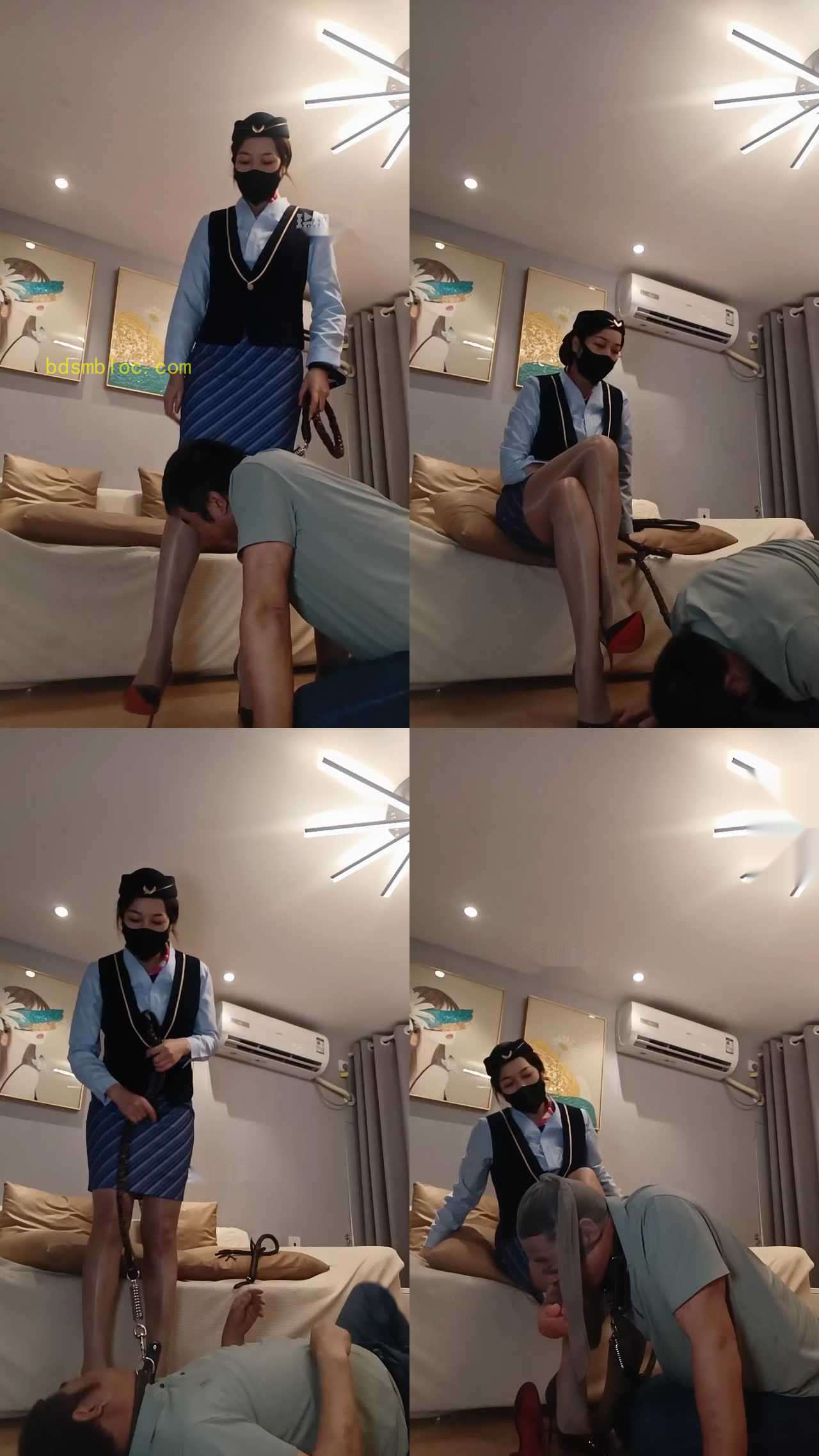 【刑狗】主人穿空姐服太美了，舔大腿