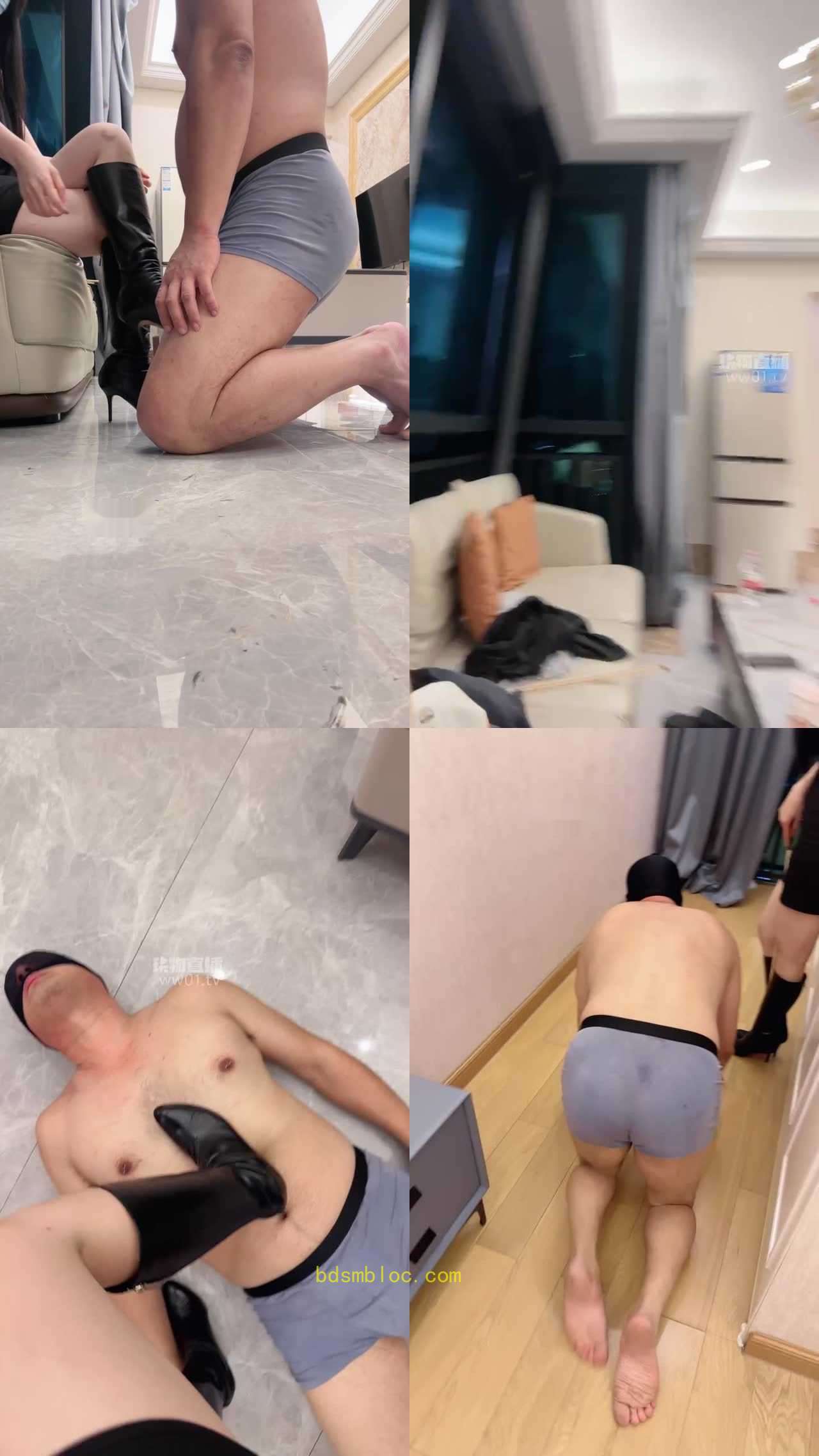 【思思S】虐待鸡奴耳光