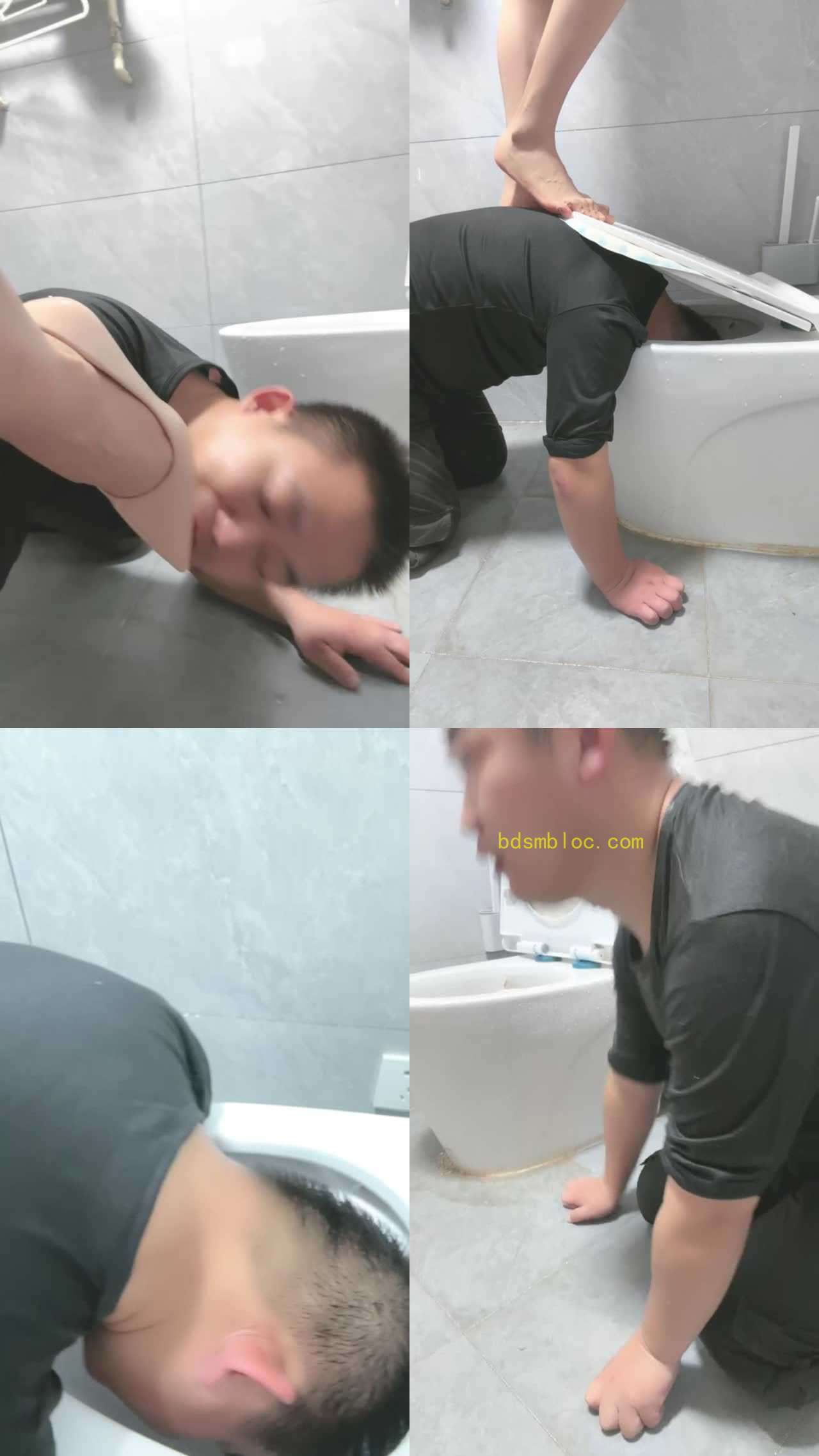 【棠棠殿下】厕奴专场舌头当马桶刷全体重踩踏蹦跳