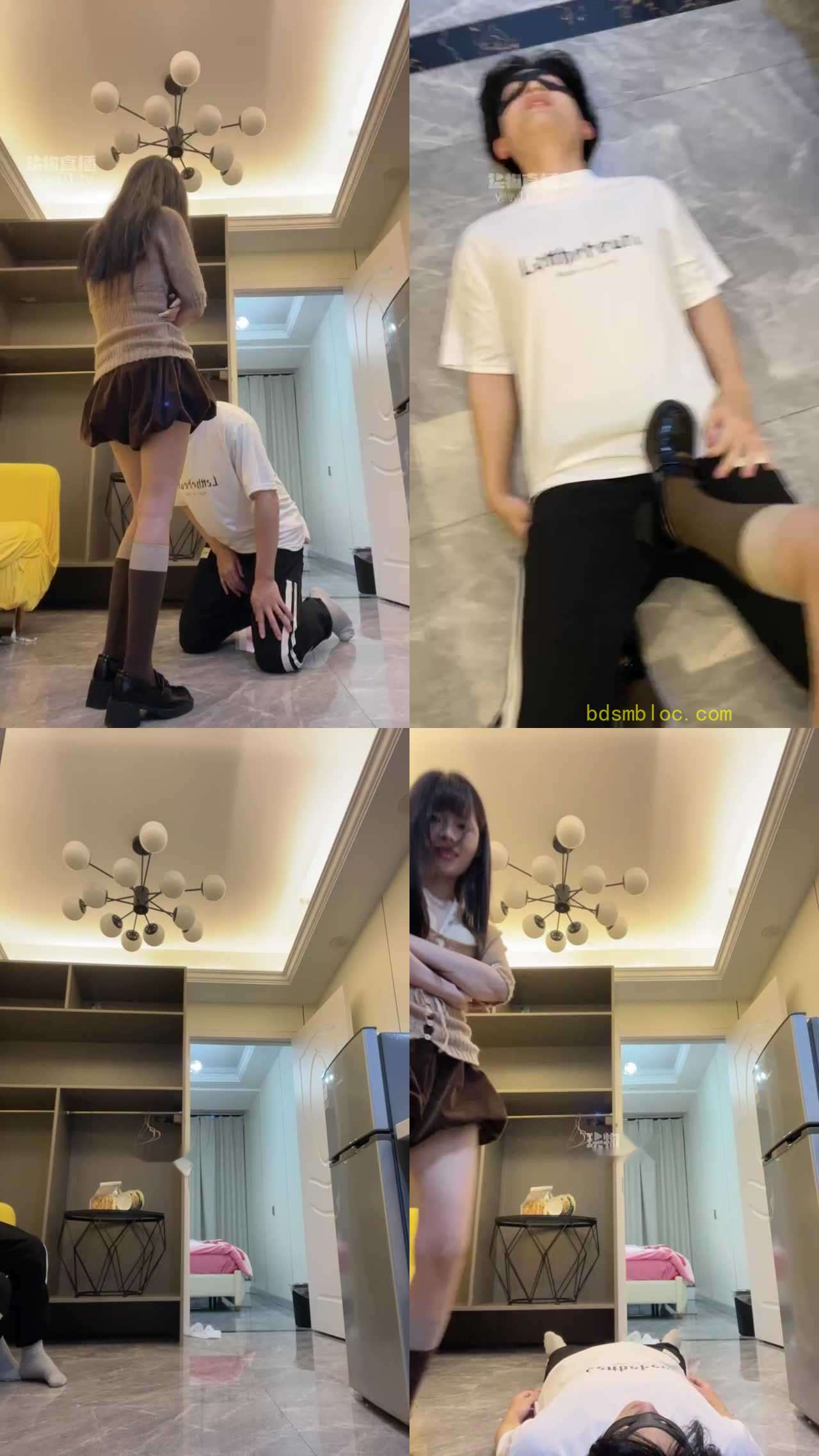 【婉纱Sama】重度踢裆贱狗子
