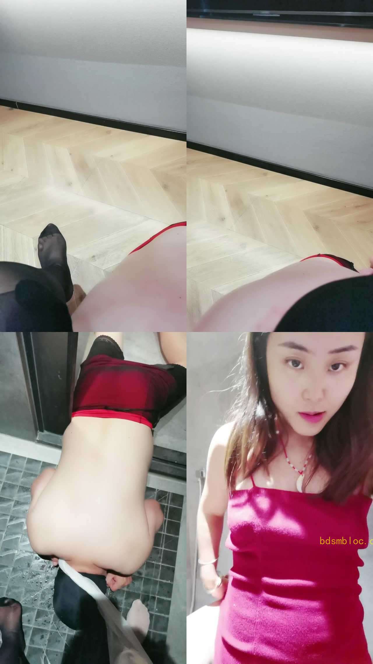【晚安公主】腋下清理菊花内裤套头丝袜绑弟弟直接喝圣水舔脚按摩专场