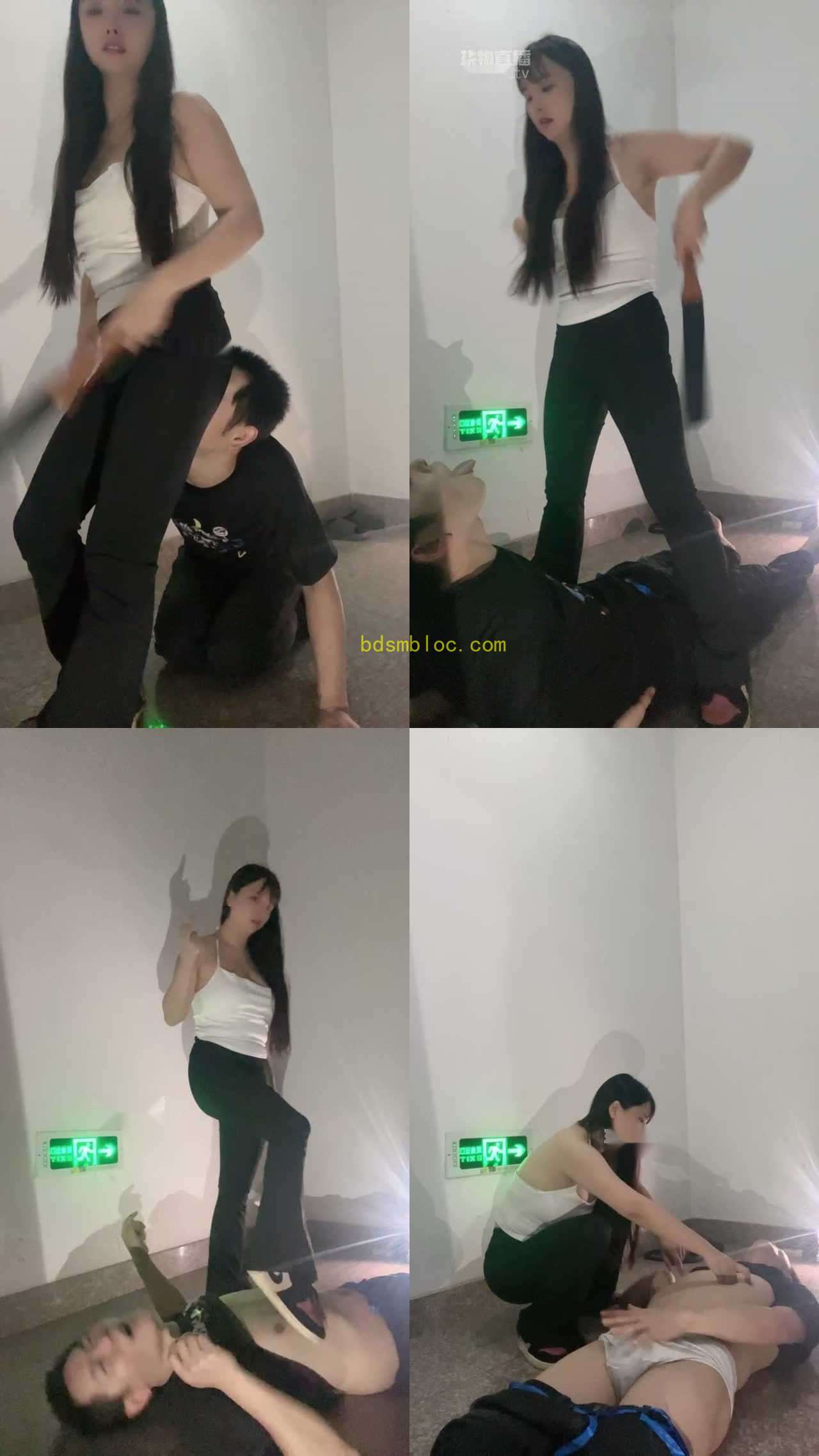 【杭州大幂幂s】楼道调教骚狗