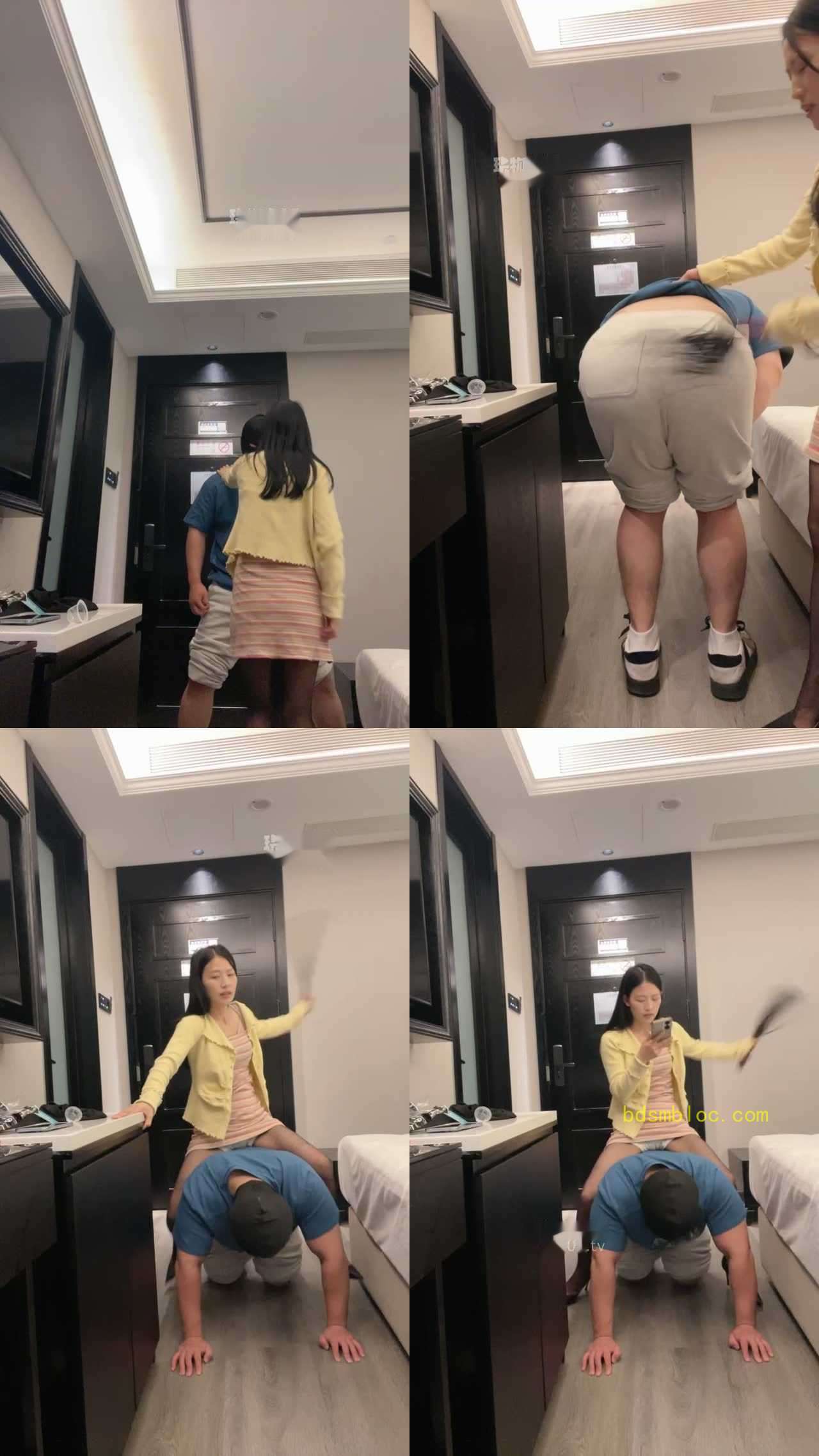 【狠心小妈情侣主S】圣水伺候小贱狗踢裆
