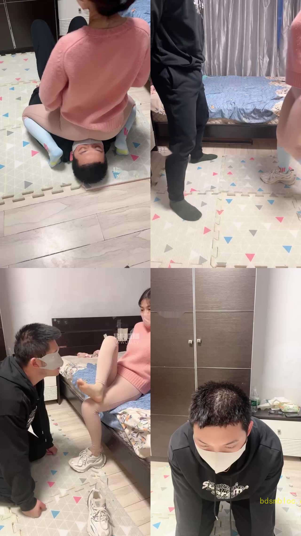 【北京微笑S】瑜伽裤坐脸恋足