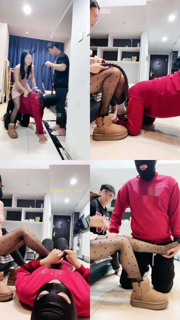 【狠心小妈情侣主S】工地狗压力大上门伺候爱爱调