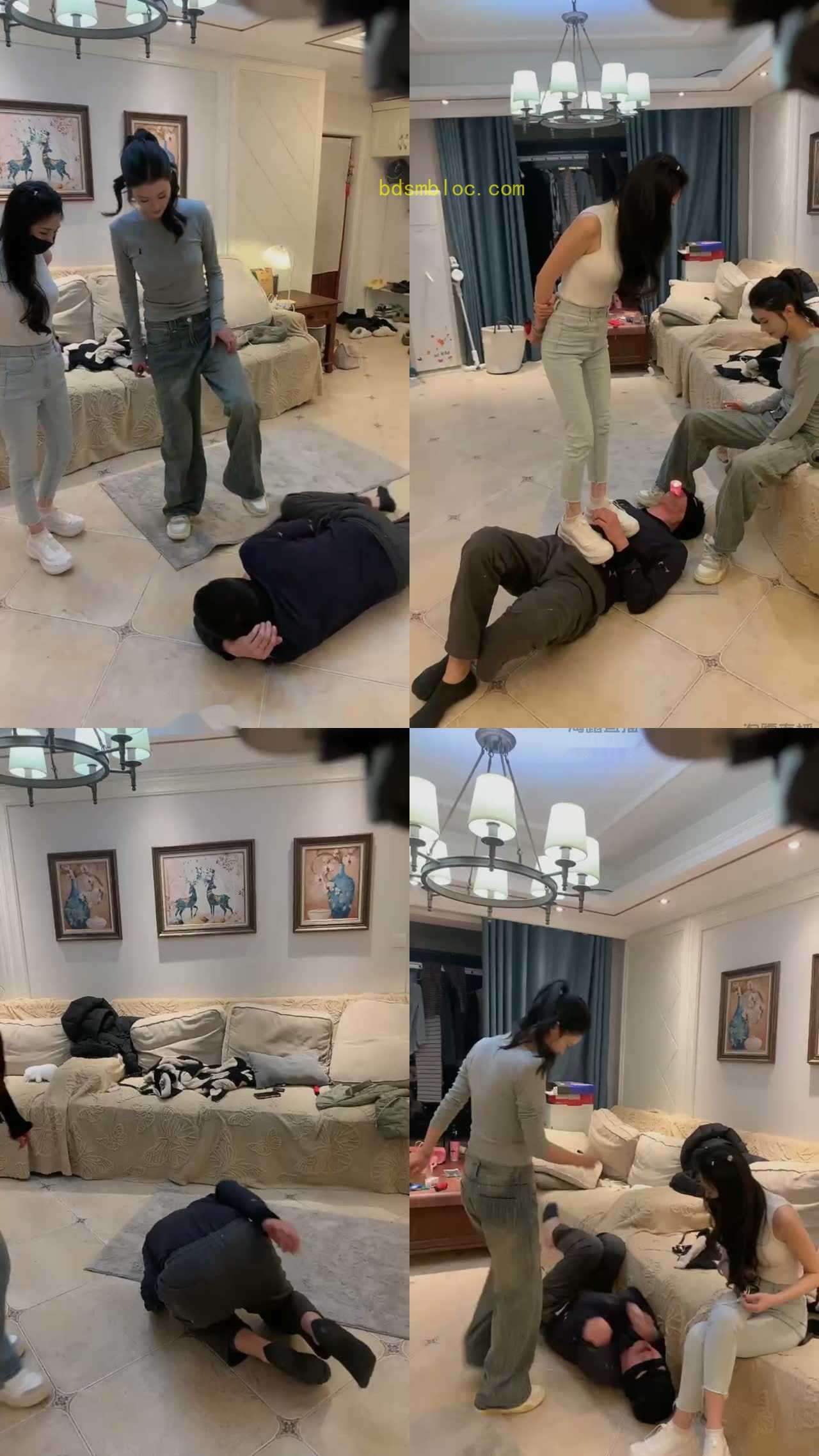 【欣妍ss】瑞儿S，Nikis，欣妍ss，贱奴千里过来挨揍
