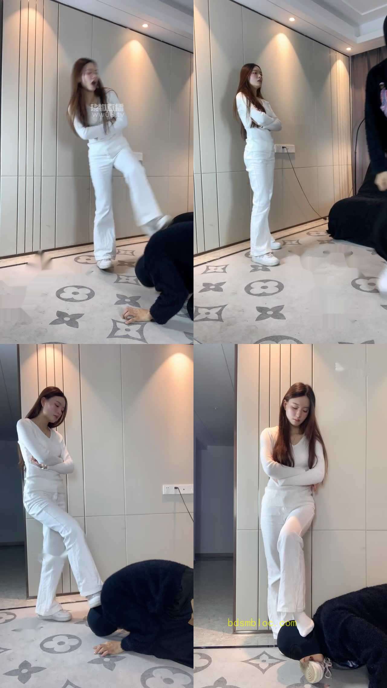 【女生也能很暴力】06女大二次调狗