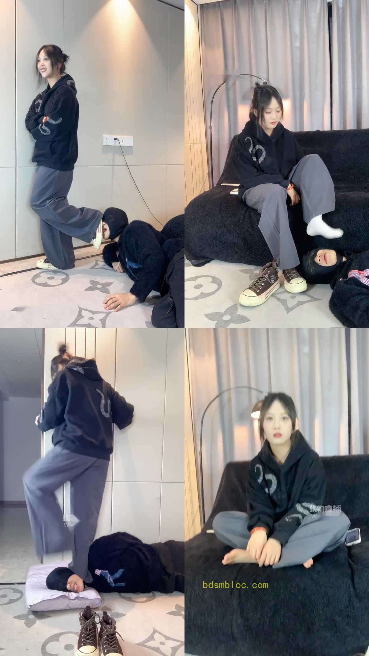 【女生也能很暴力】拽姐女大第二次调狗