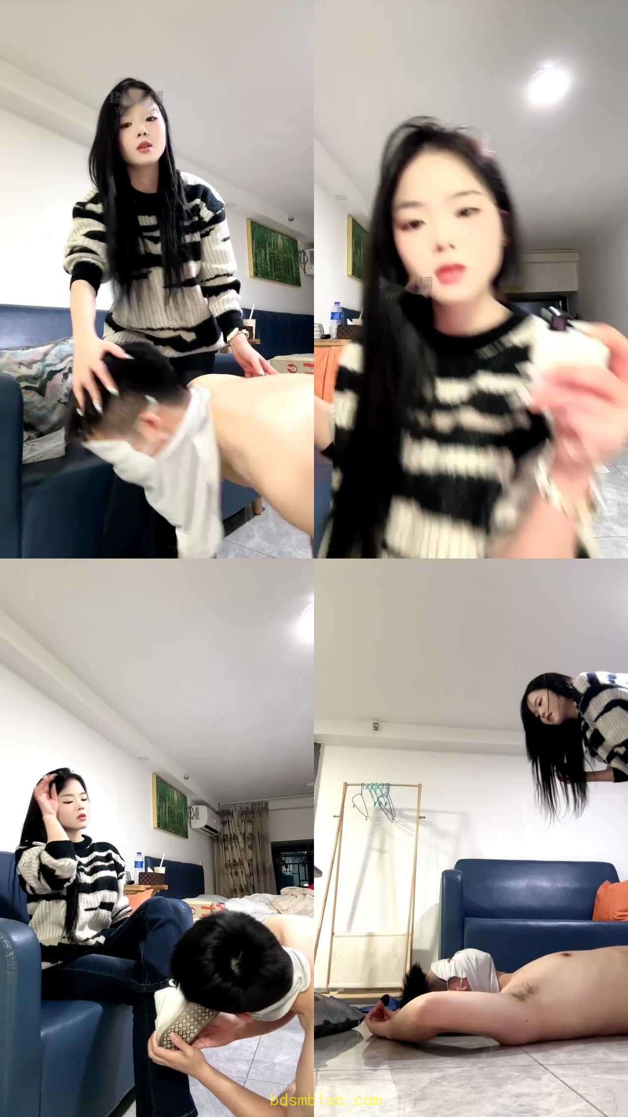 【小琼s】小狗挑战踹头