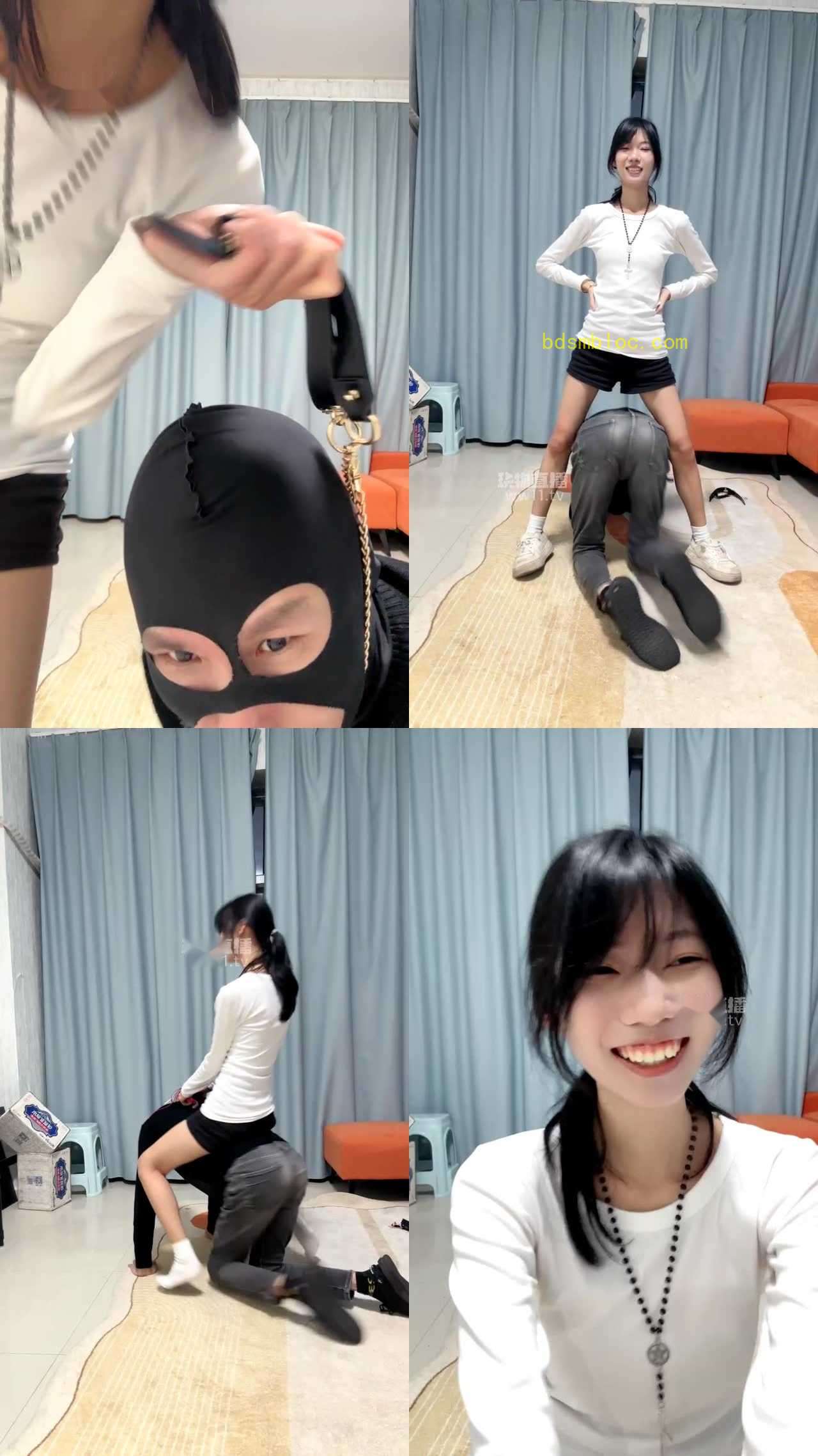 【b莓果酱】坐踩扇牛奶裸足脚