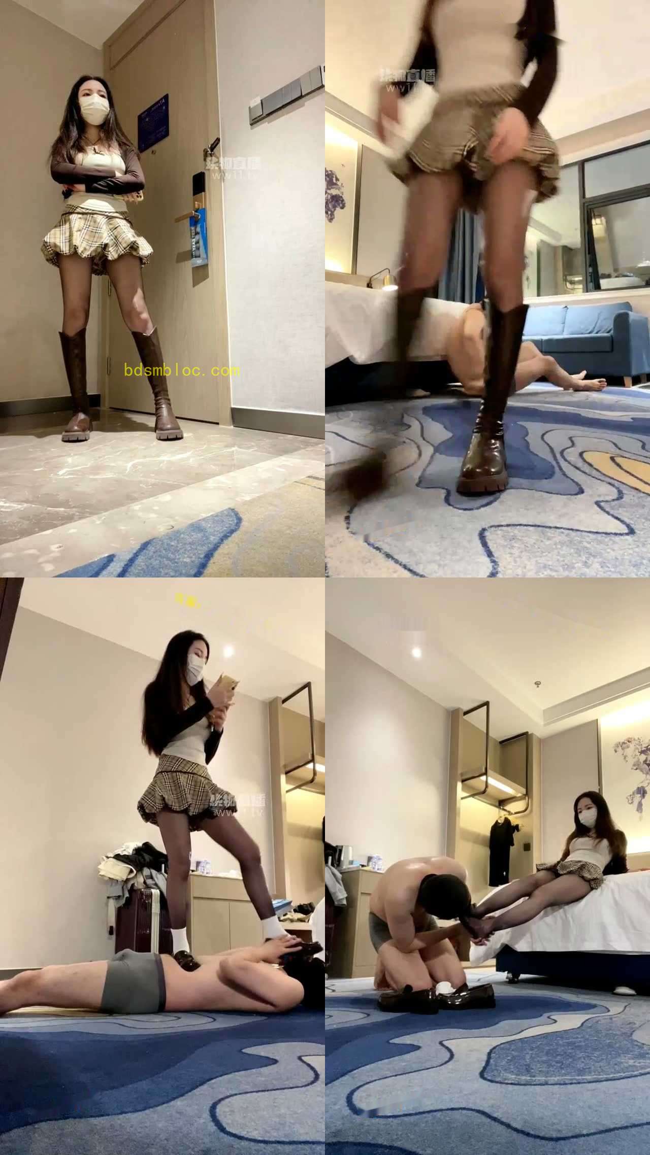【御妍S在深圳】TJ靴子黑丝上门t贱狗