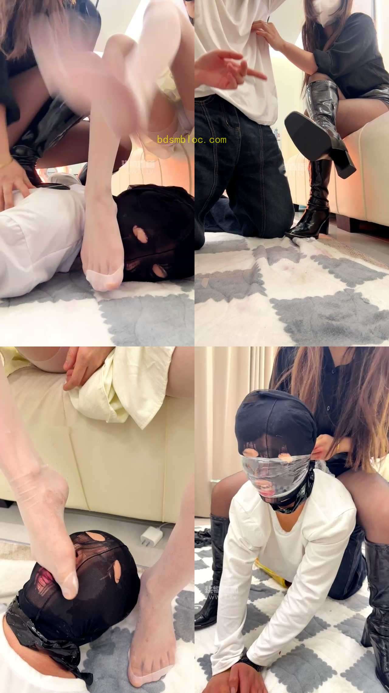 【桃欣大女主】厕主糖糖s，桃欣大女主，圣水束缚足交【分钟】
