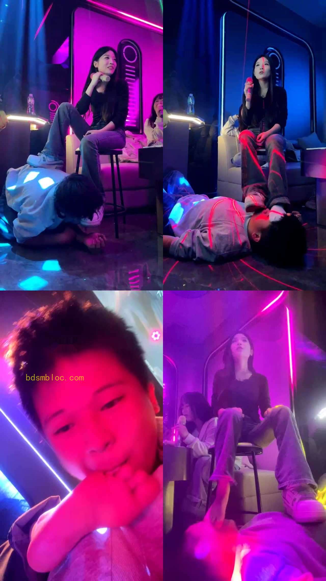 【素人开发小饭团】KTV内伺候主人【分钟】