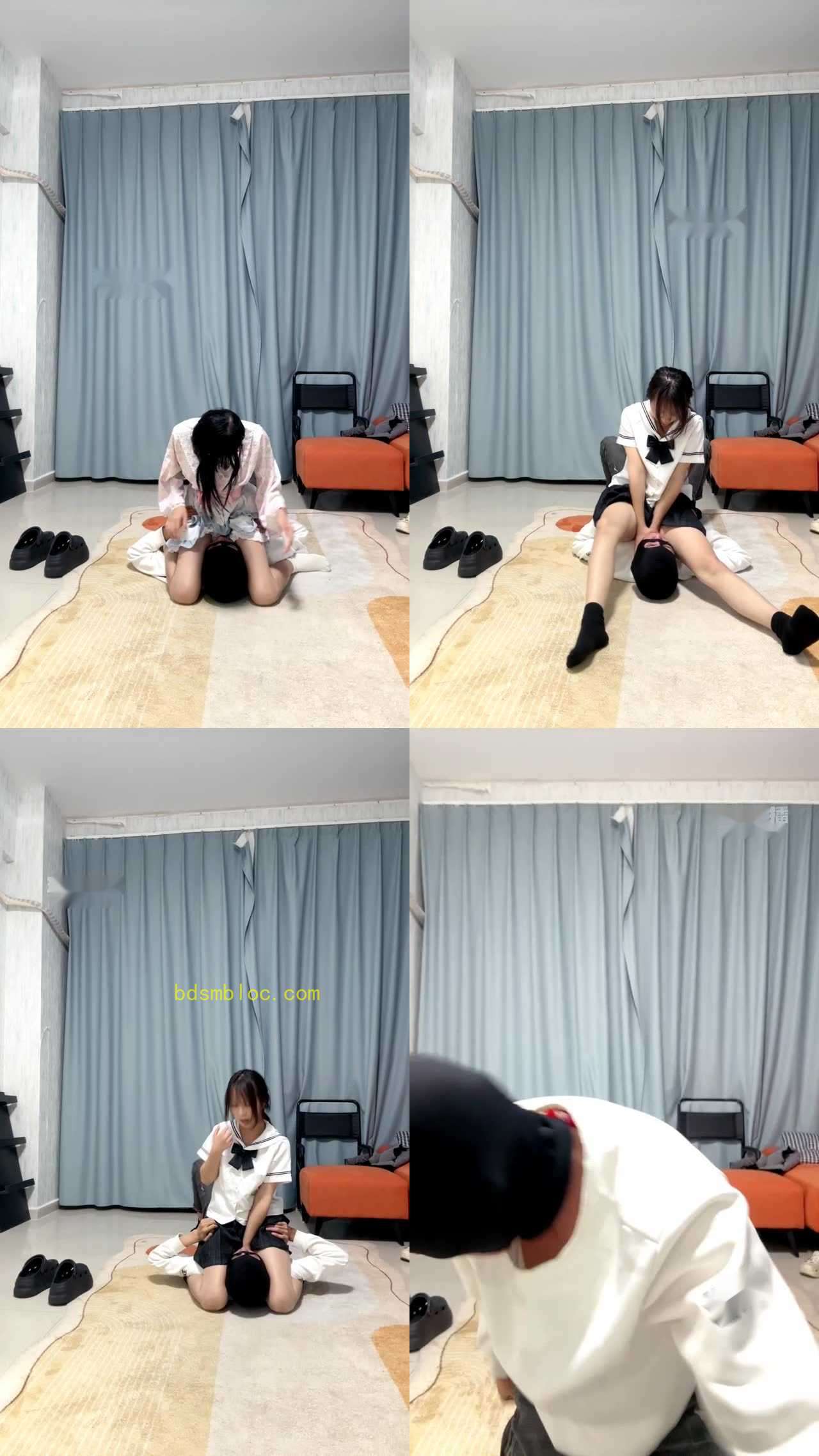【猴歌】三主各种姿势掐脖子窒息场