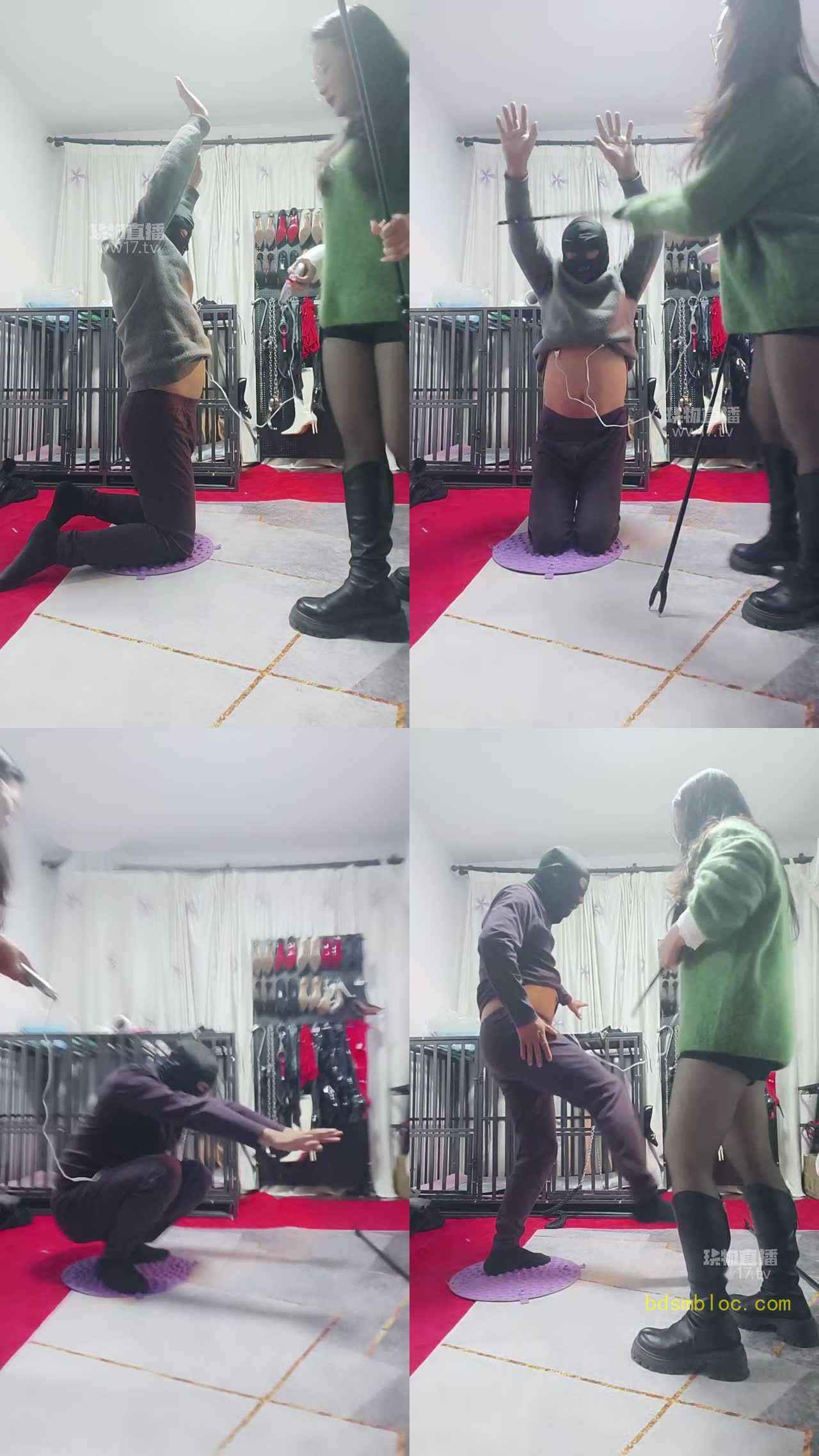 【荣茉殿下】指压板上跪好了