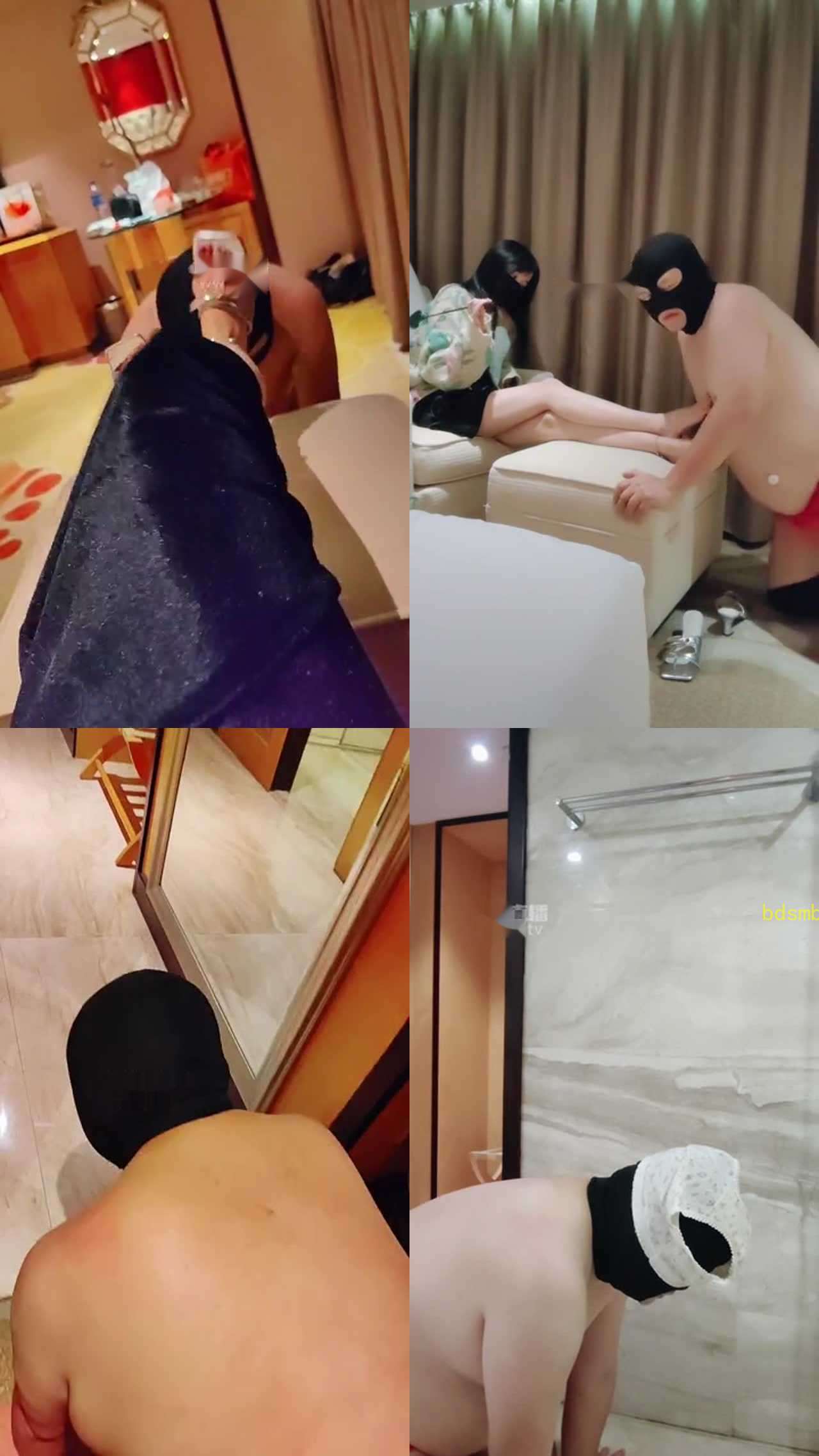 【暴力柚子】调教戏弄肥狗 犬化训练 舔脚深喉赏赐圣水