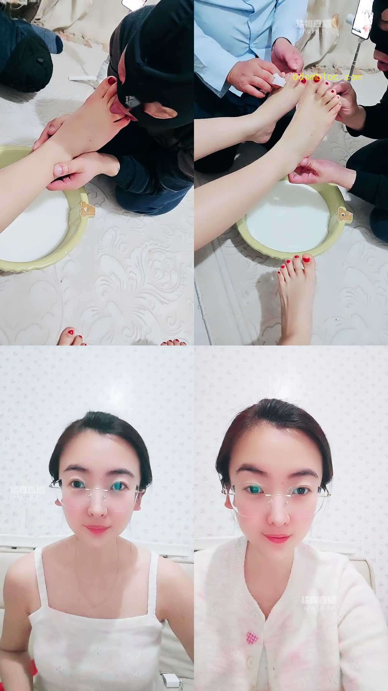 【甜心大大】牛奶洗脚水来了