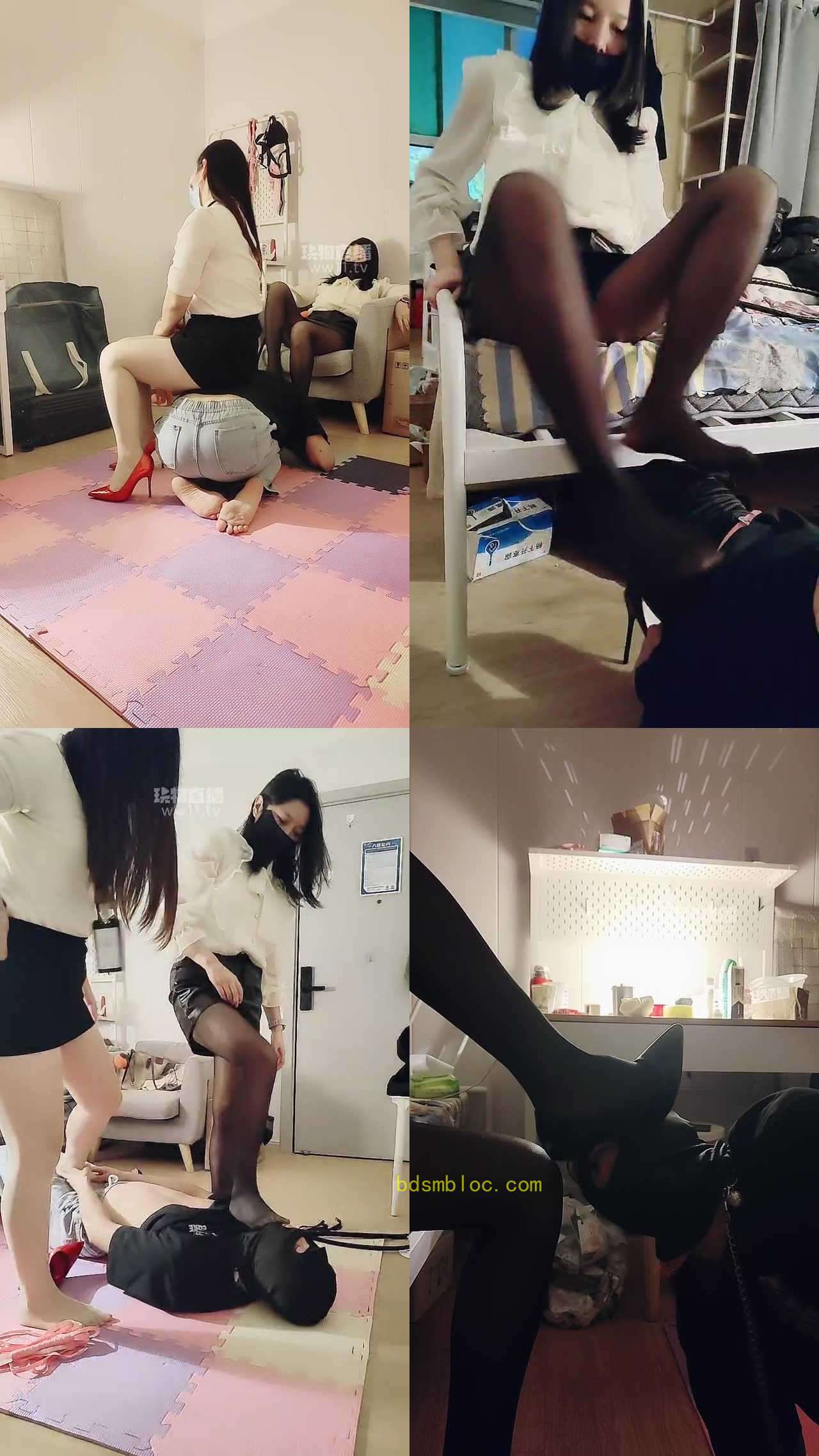 【深圳冷s】小红帽，深圳冷s，女下属带女上司第一次玩贱