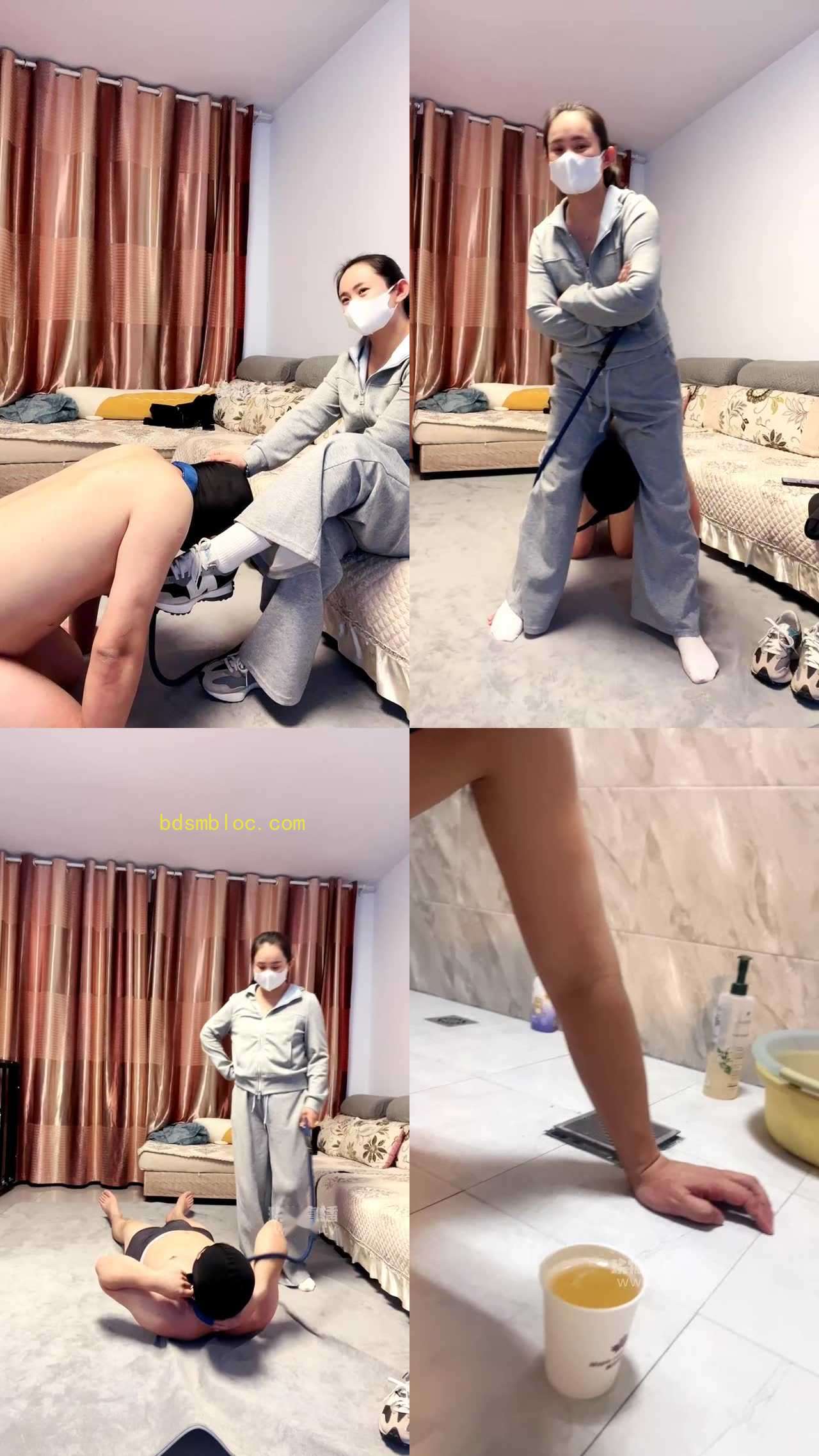 【贝拉s】白棉袜调教贱货