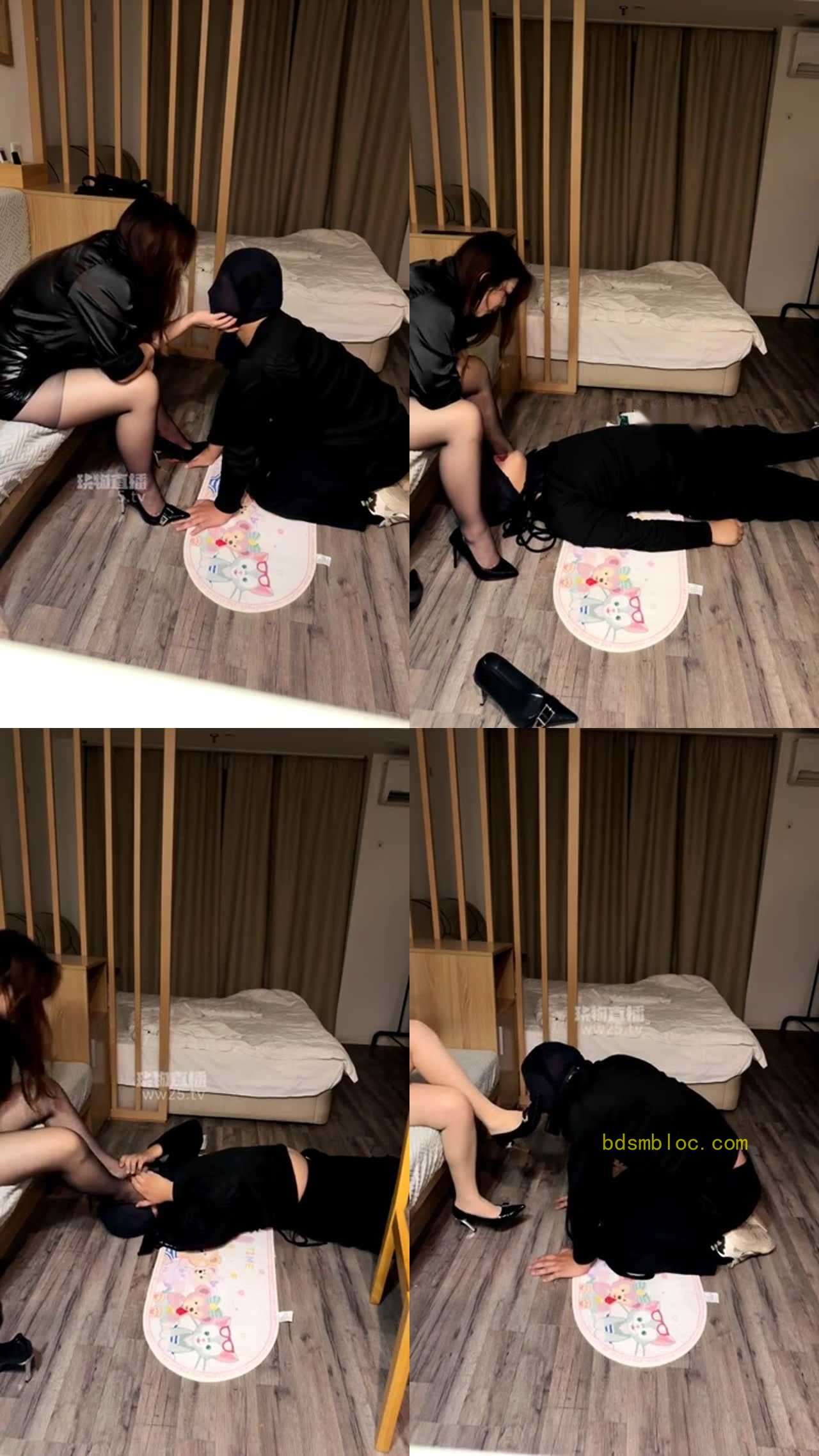 【十一女王】双主虐玩调教恋足骚狗