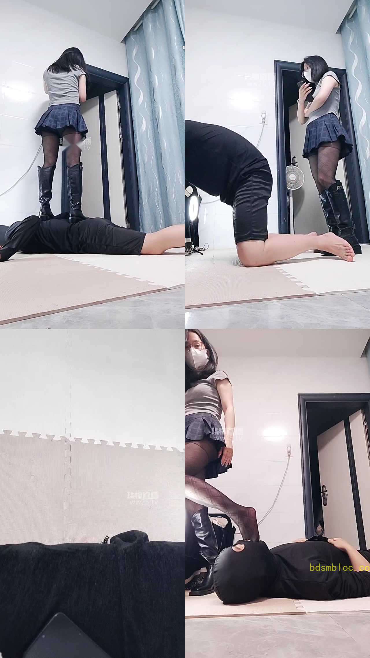【灵竹s】靴子丝袜玩私奴