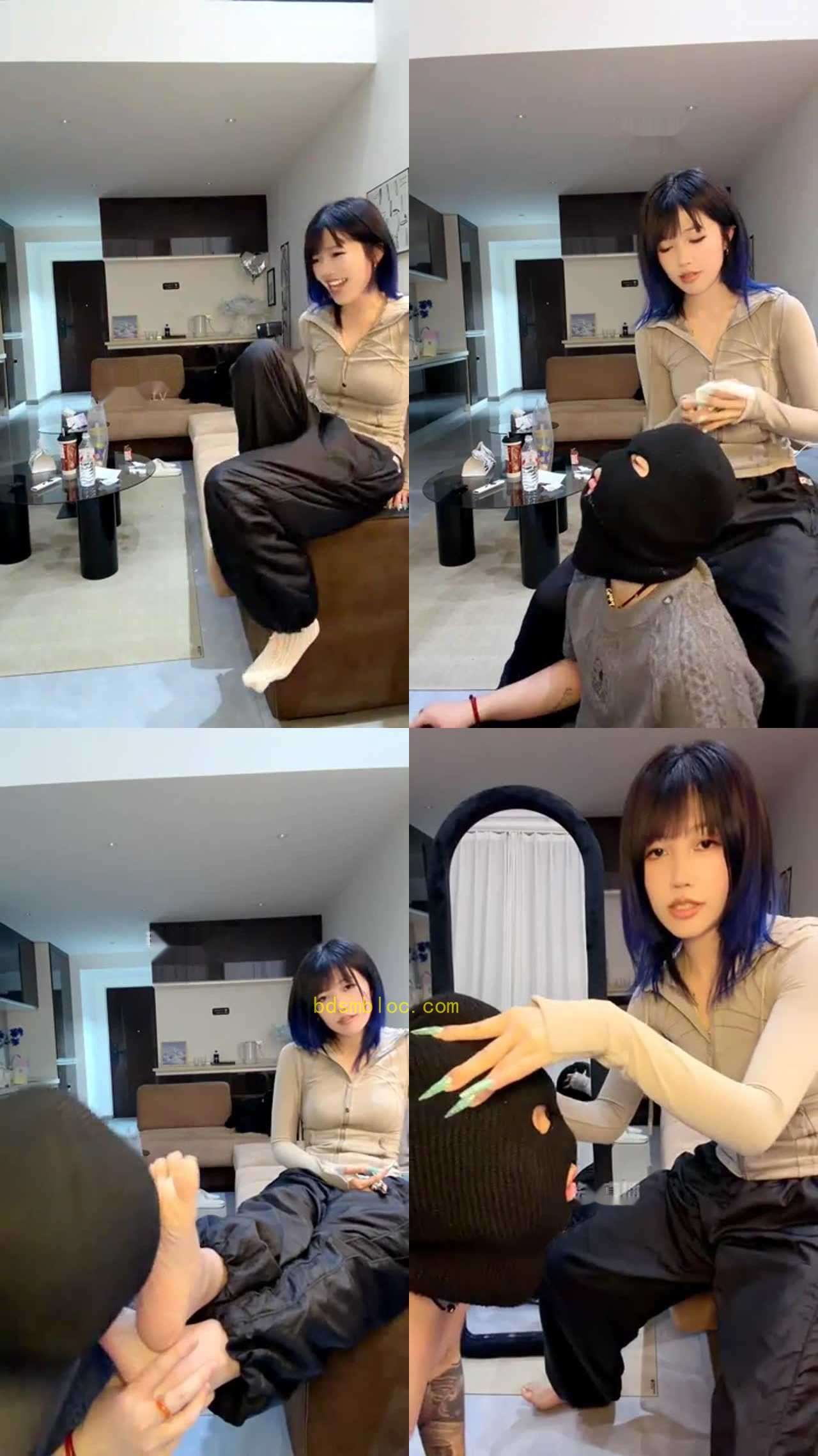 【玉皇大D】调教恋足狗 除臭舔脚深喉 超多口水喂食