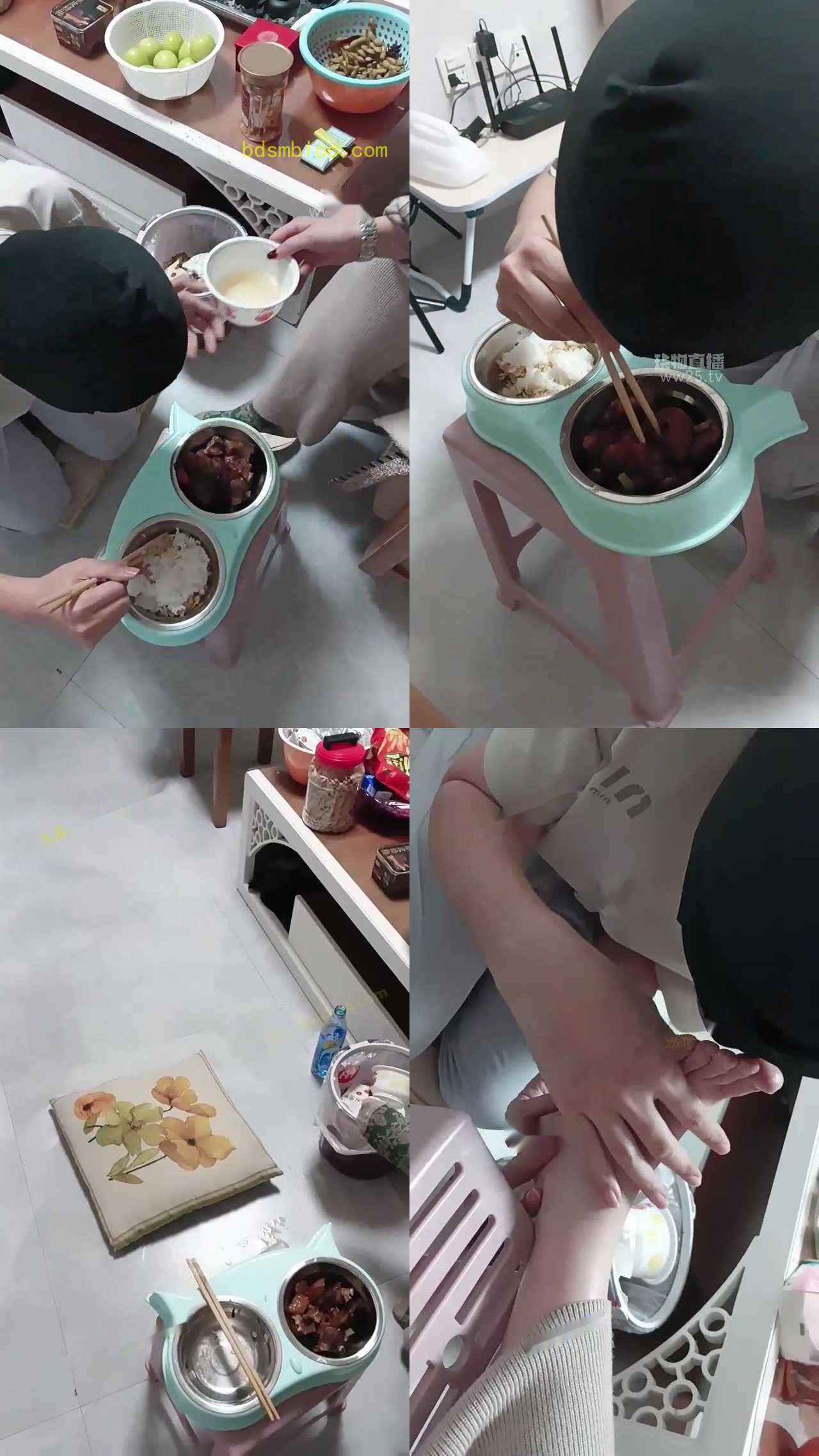 【路西法夫妻主】家奴是这样吃饭的