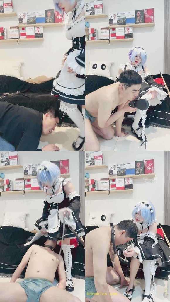 【猫猫大大】蕾姆调教老畜生狗高压