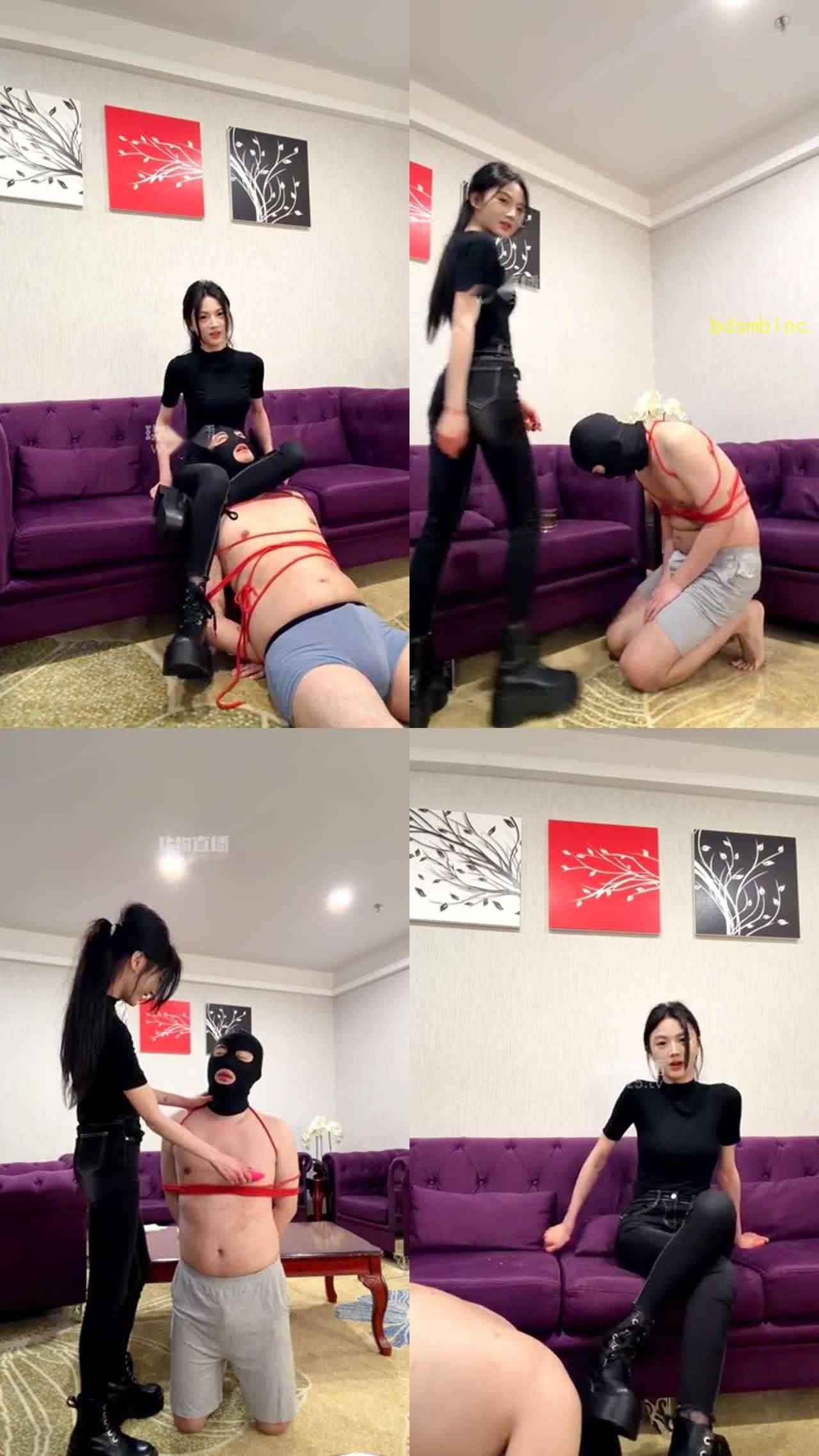 【车模尹】玩虐骚狗 狠踢裆圣水舔食