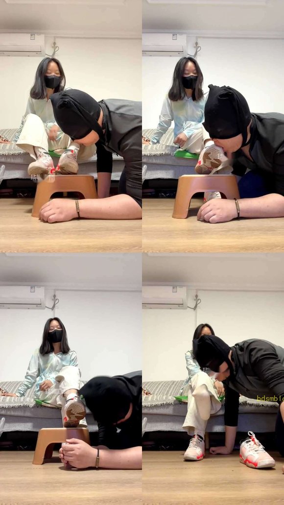 【可可公主】训练擦鞋狗奖励除臭