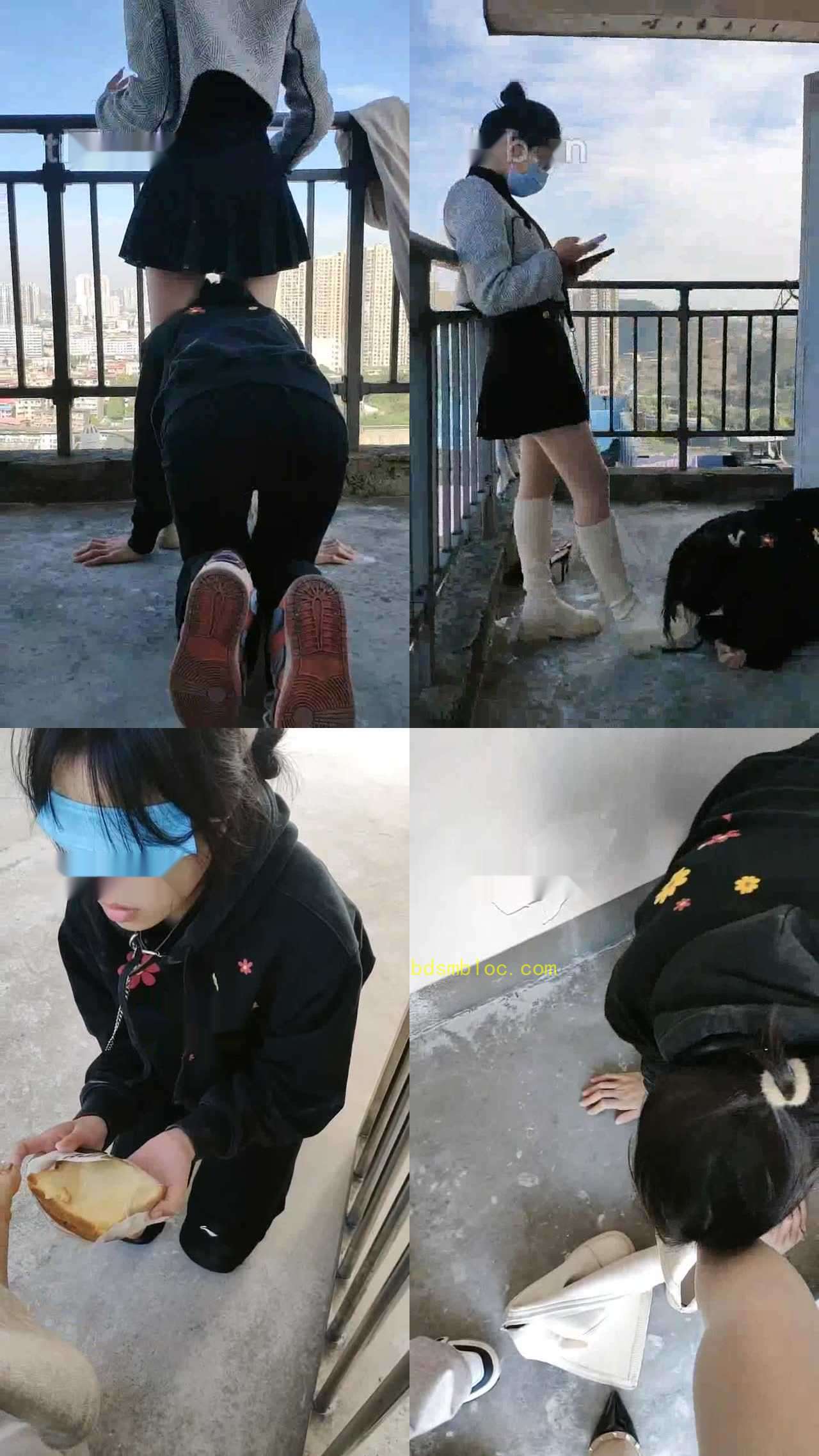 【爱可呀】学姐天台伺候校花和我