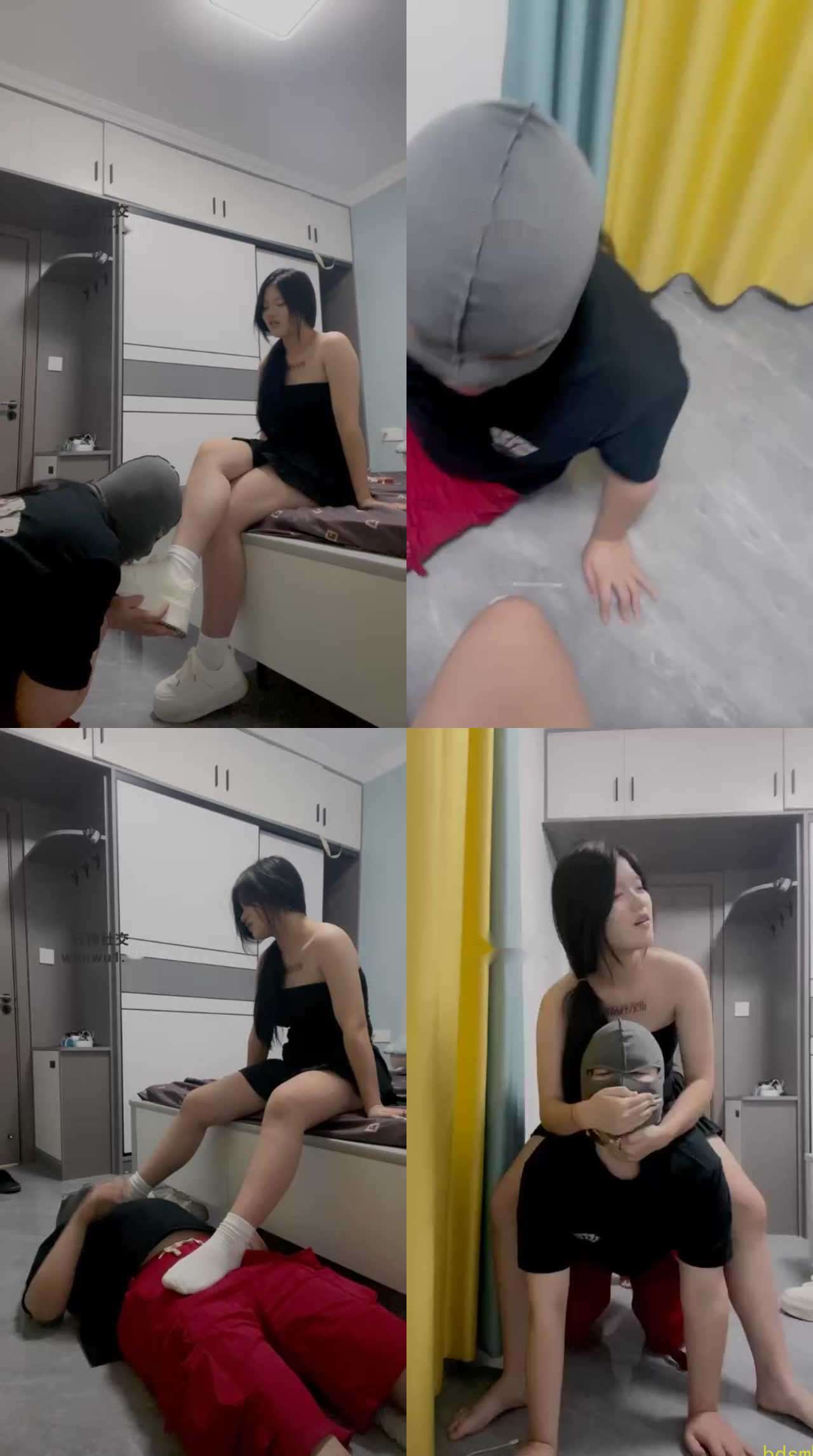 【素人挖掘机】运动后原味鞋袜气味辱