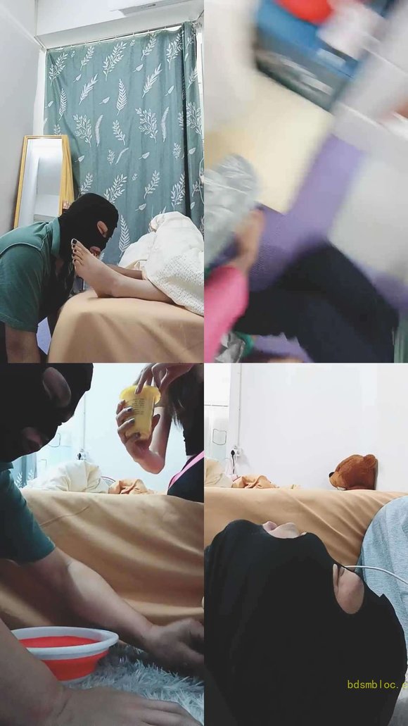 【美娜格格】家奴舔脚伺候起床