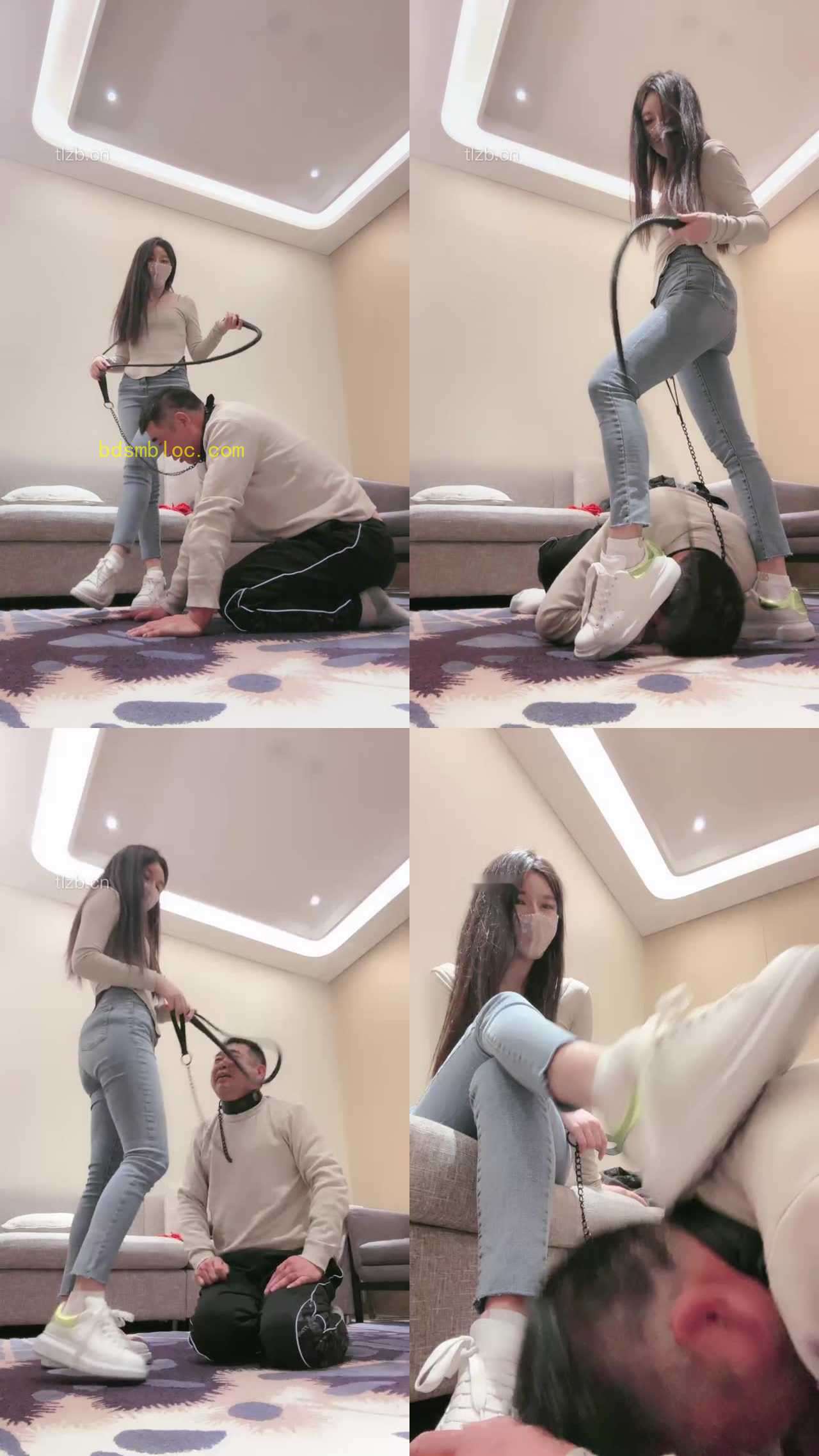 【月影儿】重度鞭打/运动鞋踩踏踢踹/胯下辱