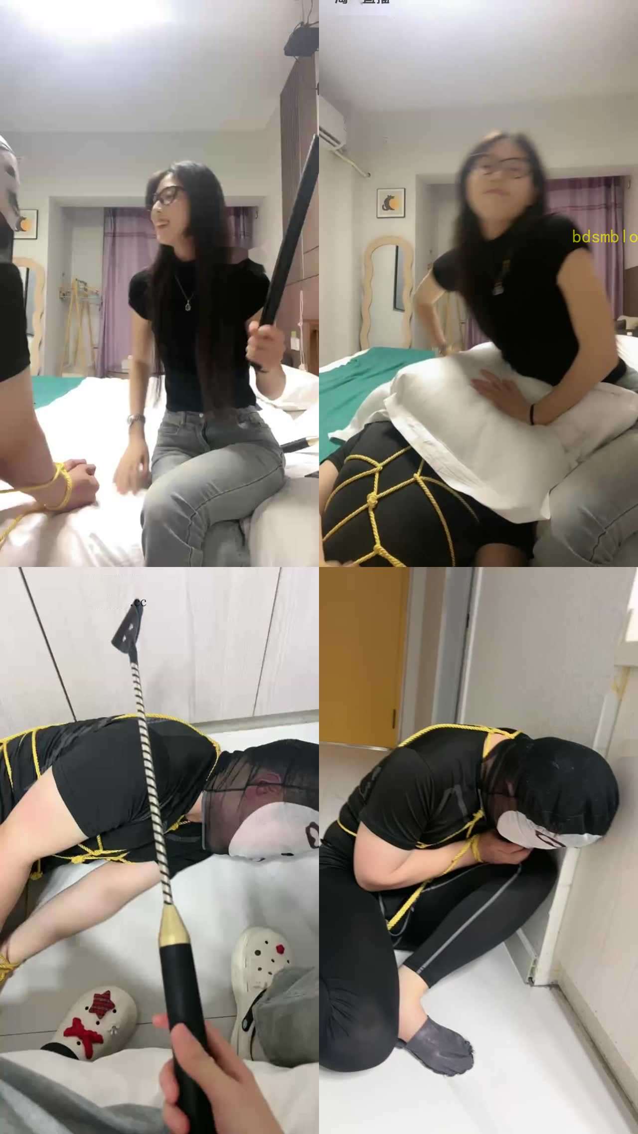 【西彤s】捆绑电击调教