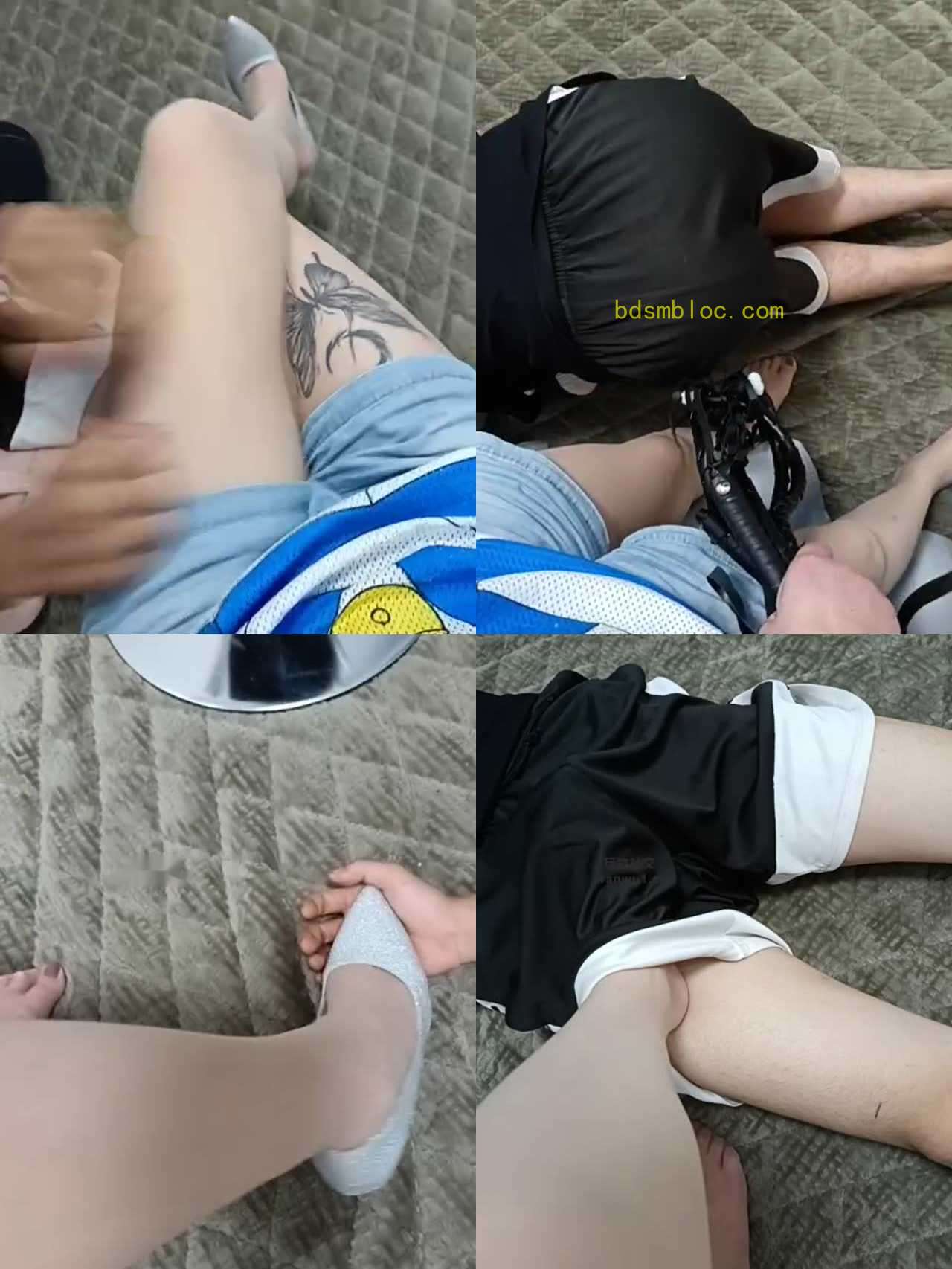 【英英】高跟肉丝踩脚垫