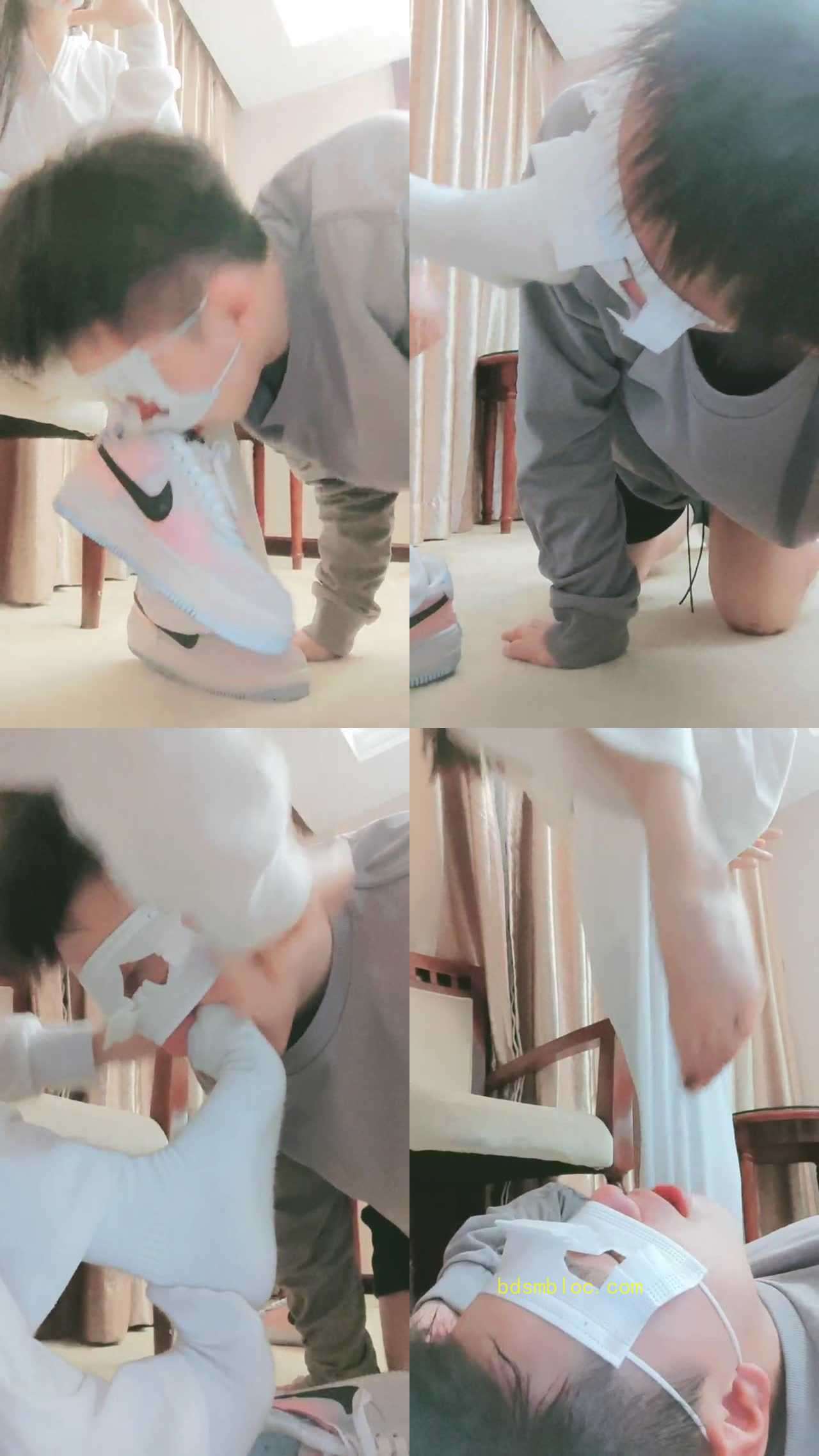 【妮蔻】夜跑后超臭原味脚辱