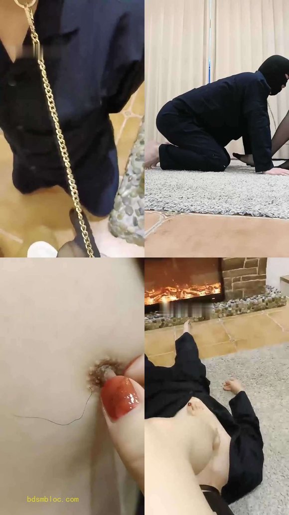 【上海糖糖老师】御姐黑丝骑马遛狗